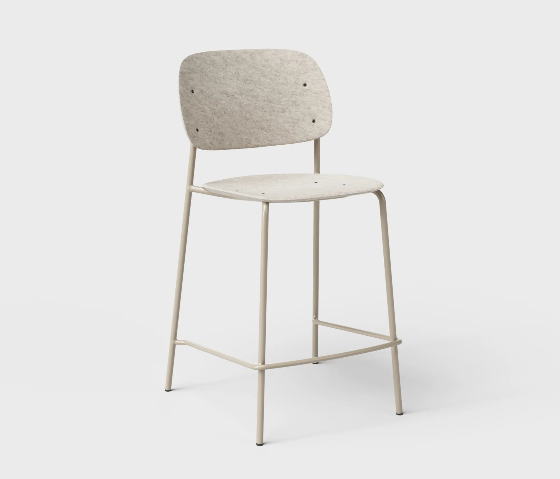 De Vorm - Hale PET Felt Counter Stool