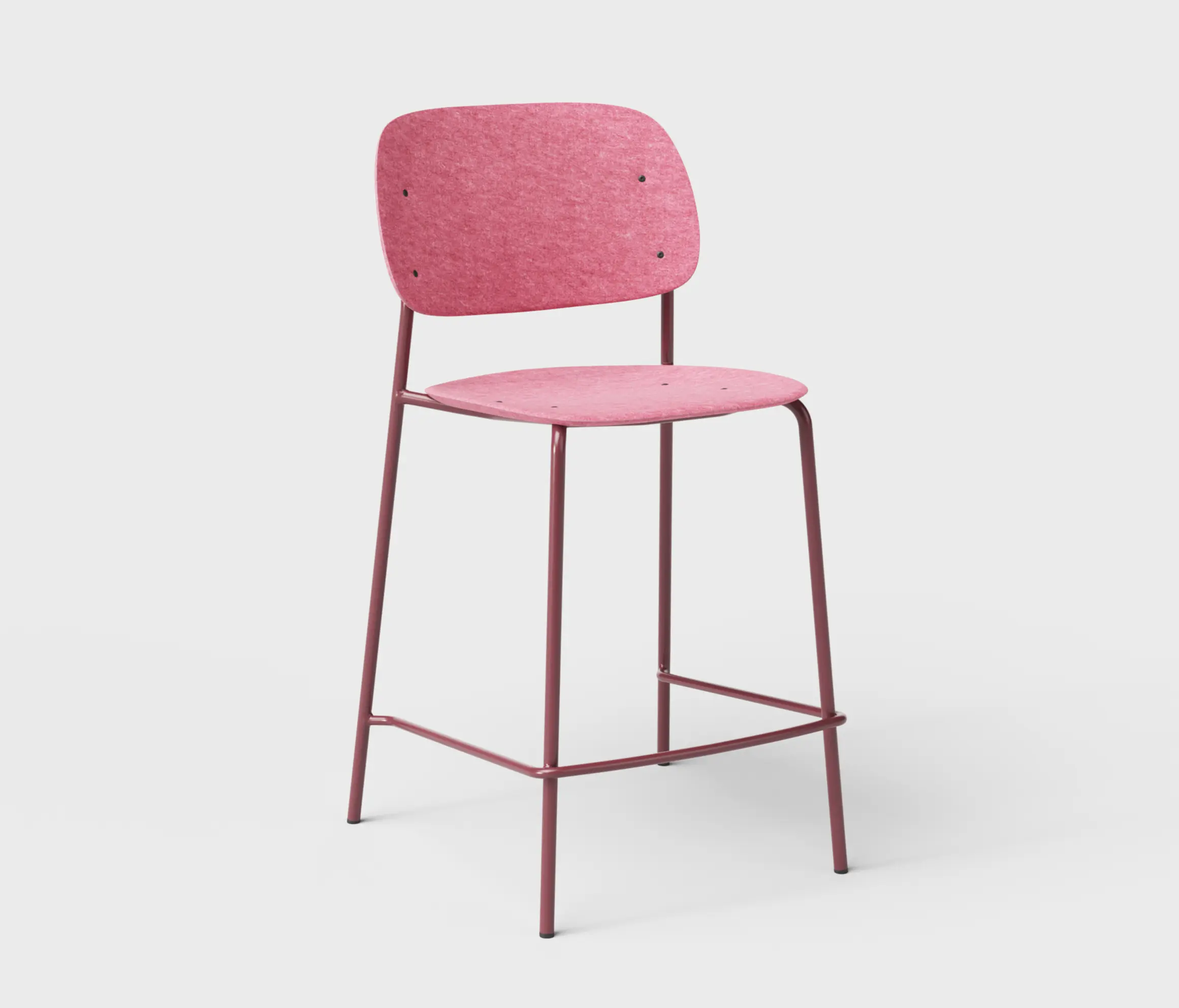 De Vorm - Hale PET Felt Counter Stool