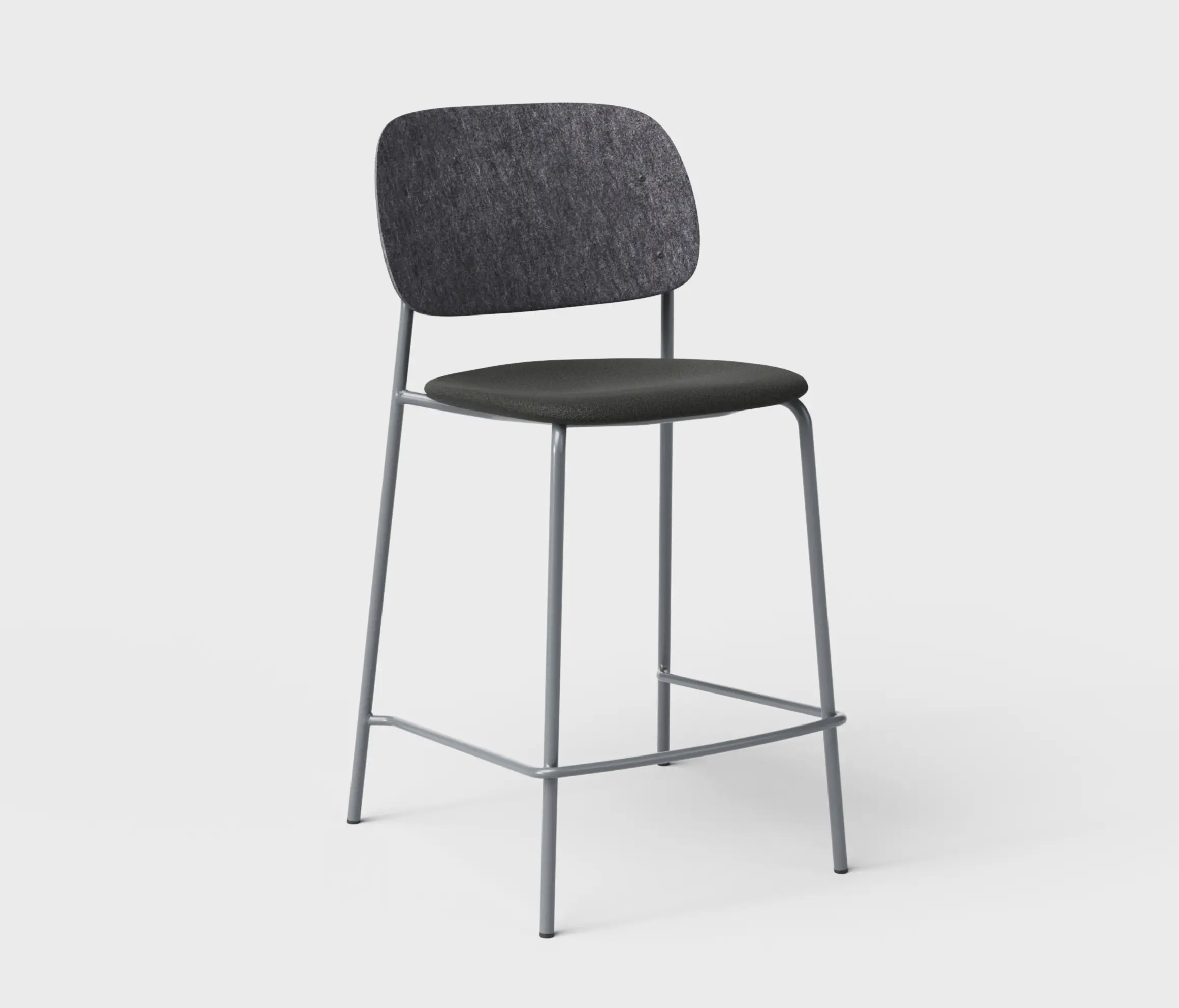 De Vorm - Hale PET Felt Counter Stool Upholstered