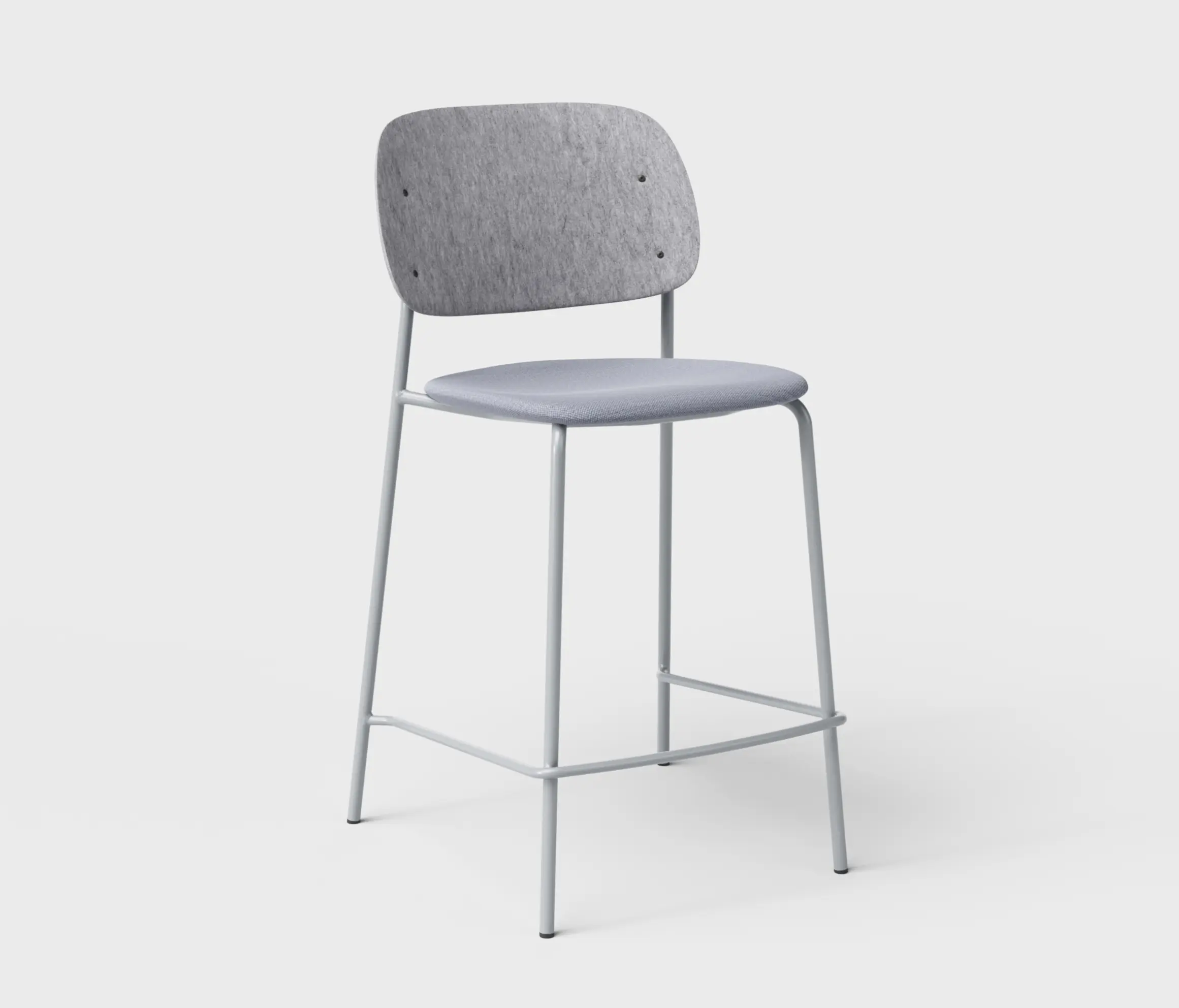 De Vorm - Hale PET Felt Counter Stool Upholstered