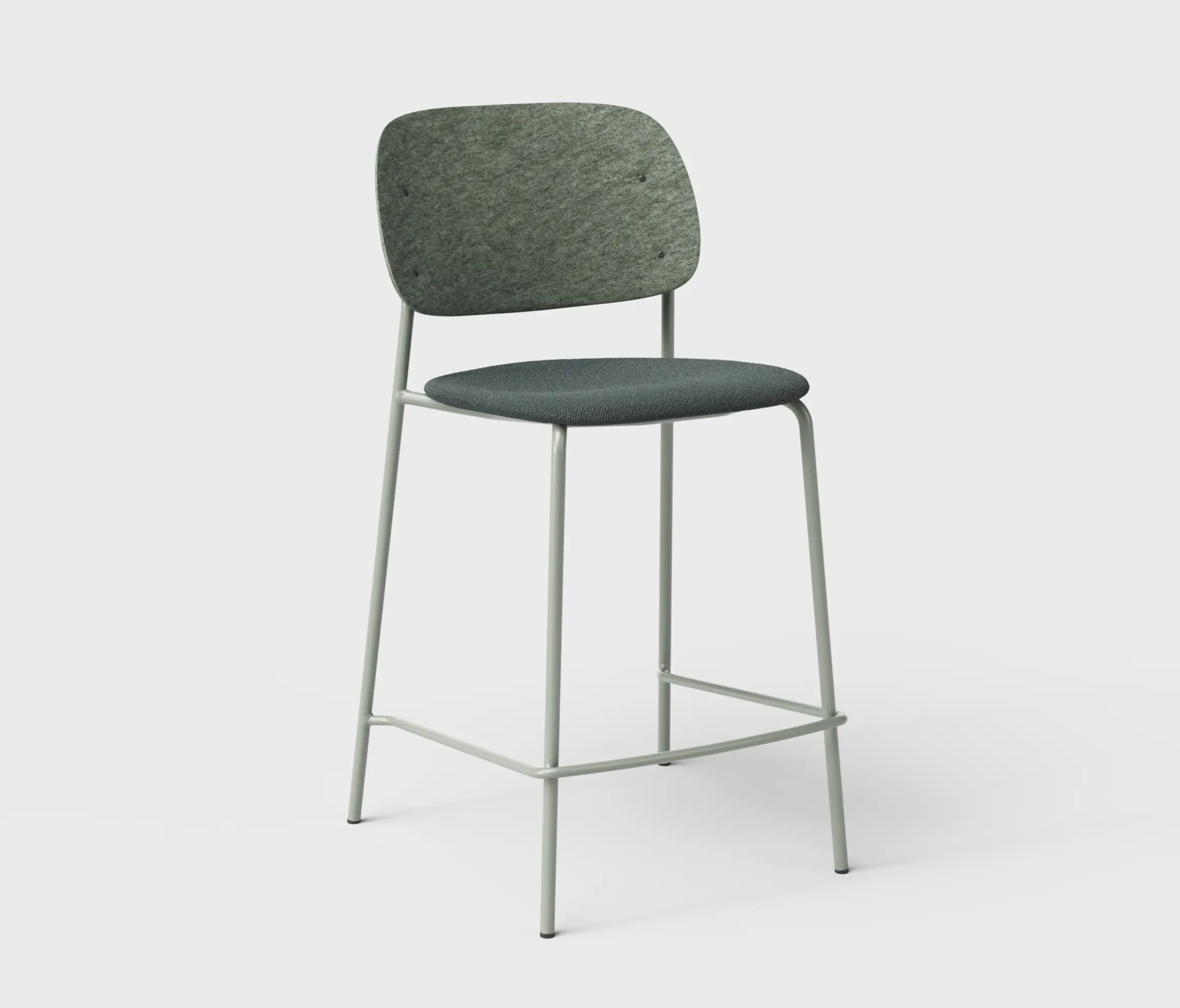 De Vorm - Hale PET Felt Counter Stool Upholstered