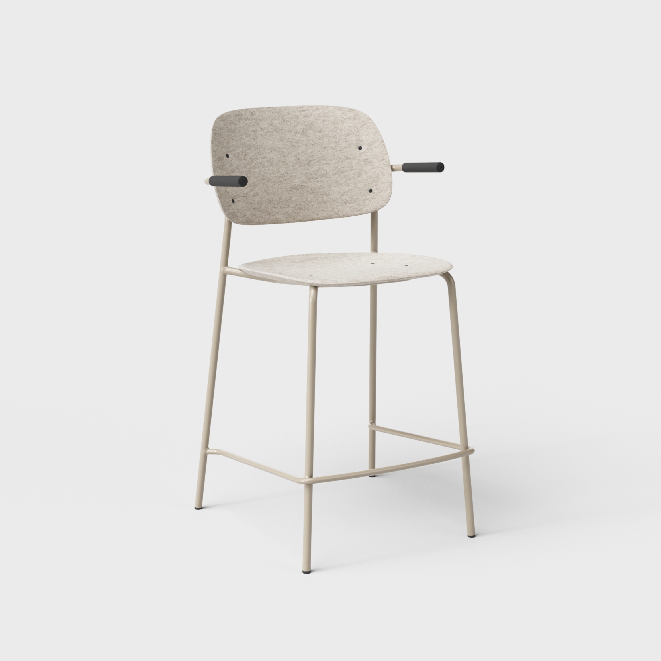 Hale PET Felt Counter Stool Armrests