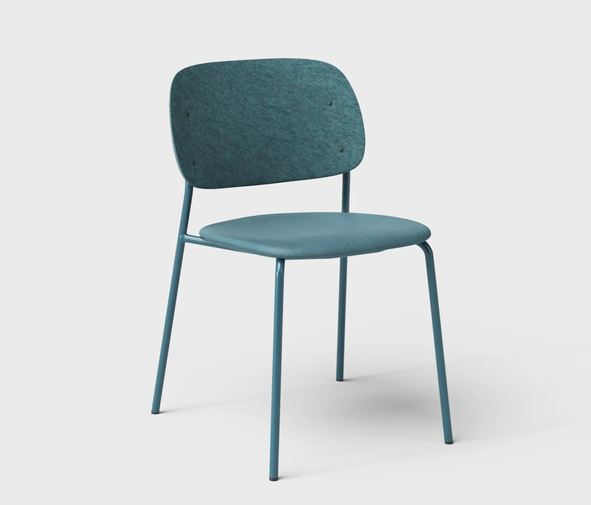 De Vorm - Hale PET Felt Stack Chair Upholstered