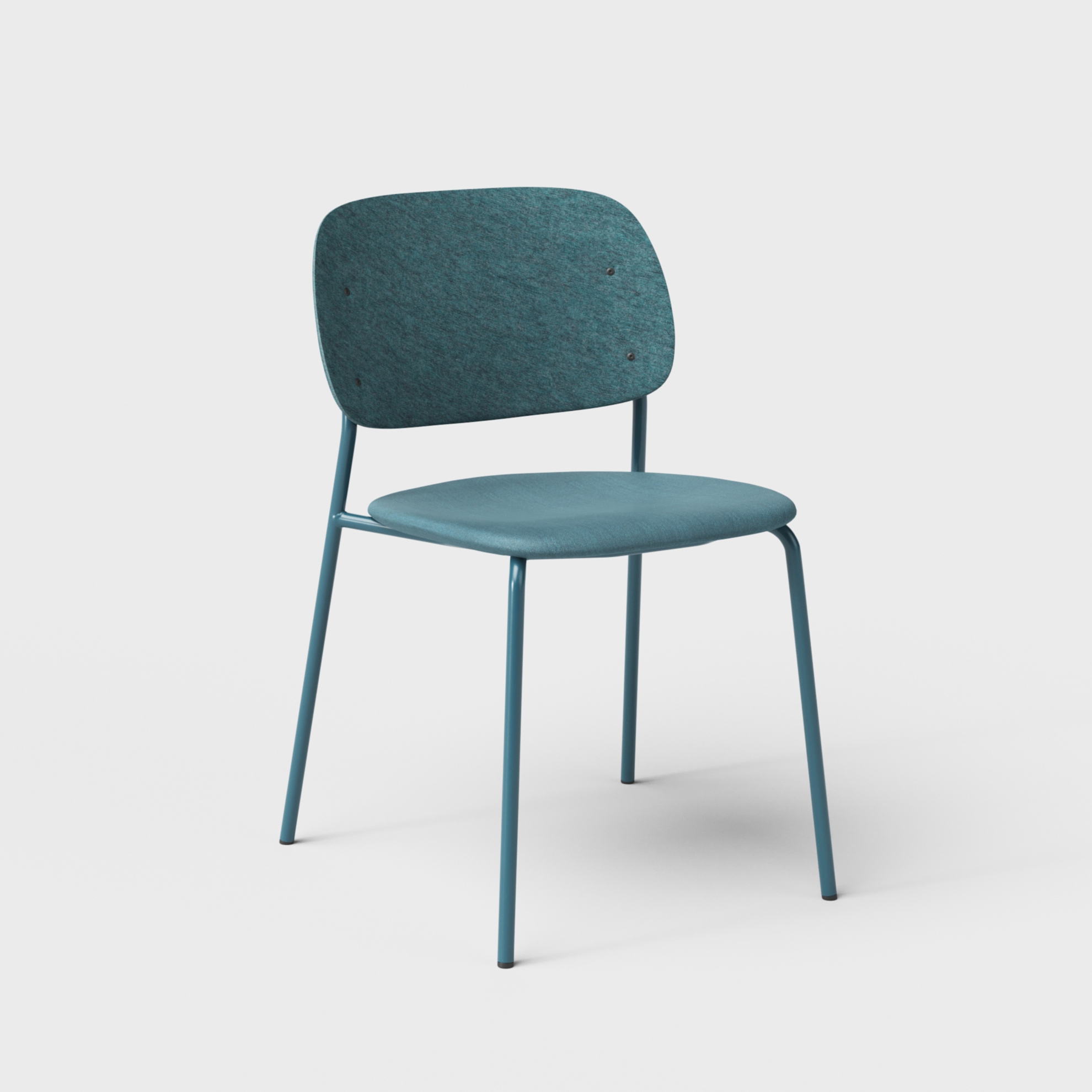 Hale PET Felt Stack Chair Upholstered