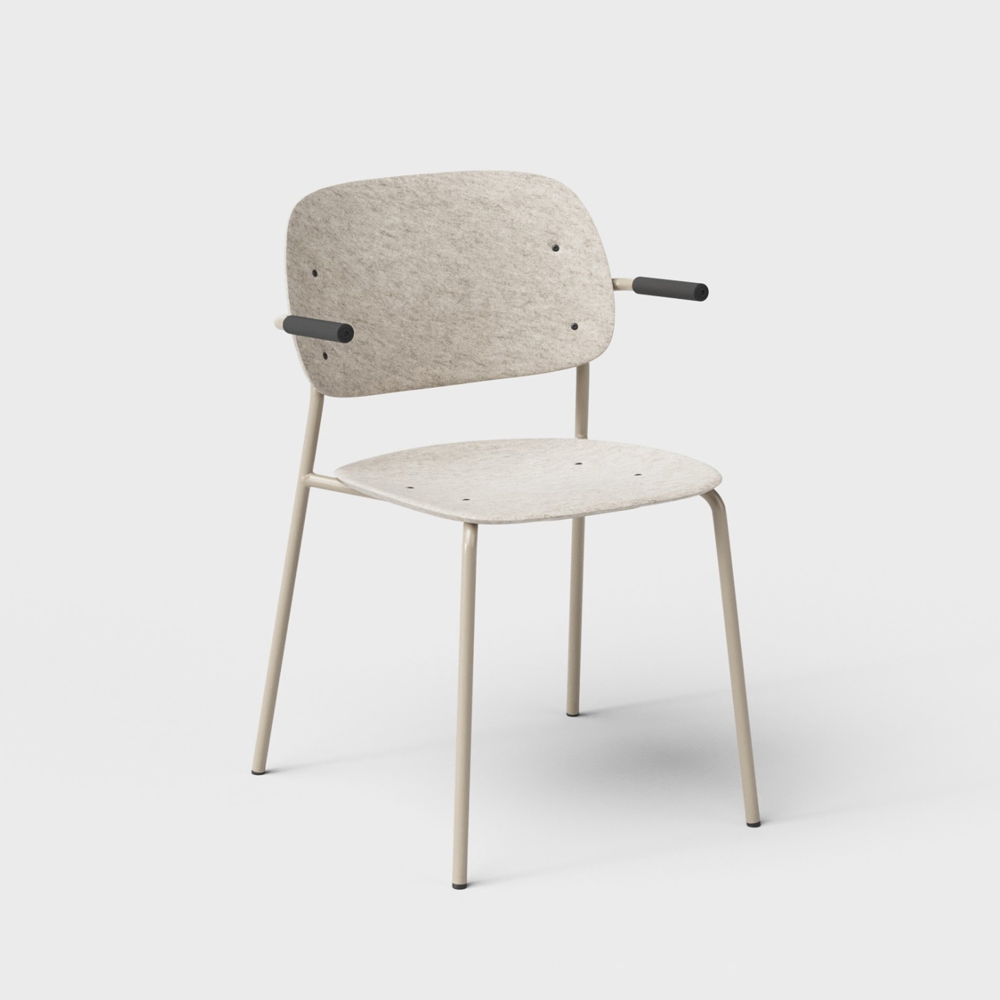 Display product Hale PET Felt Stack Chair Armrests from manufacturer De Vorm