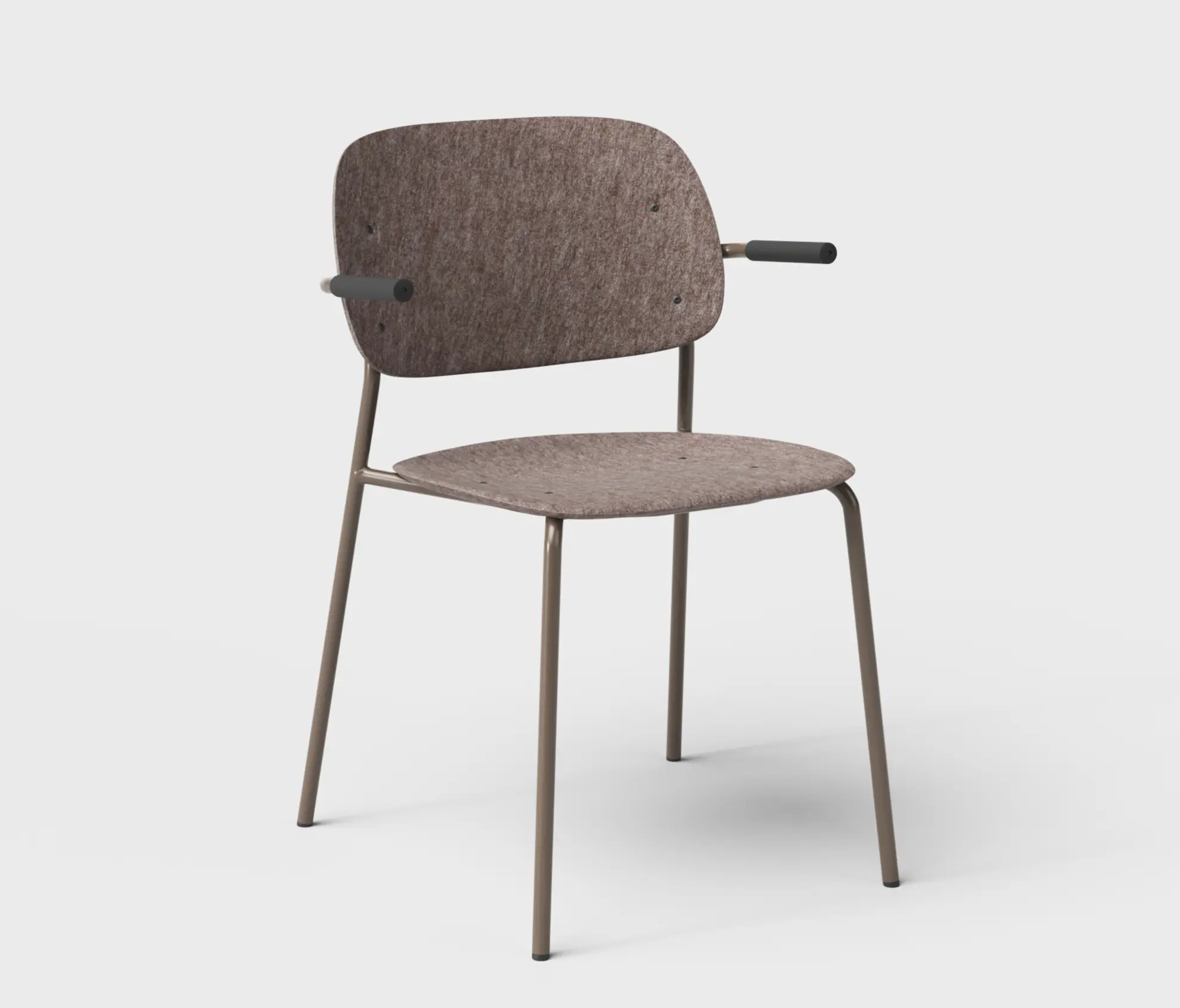 De Vorm - Hale PET Felt Stack Chair Armrests