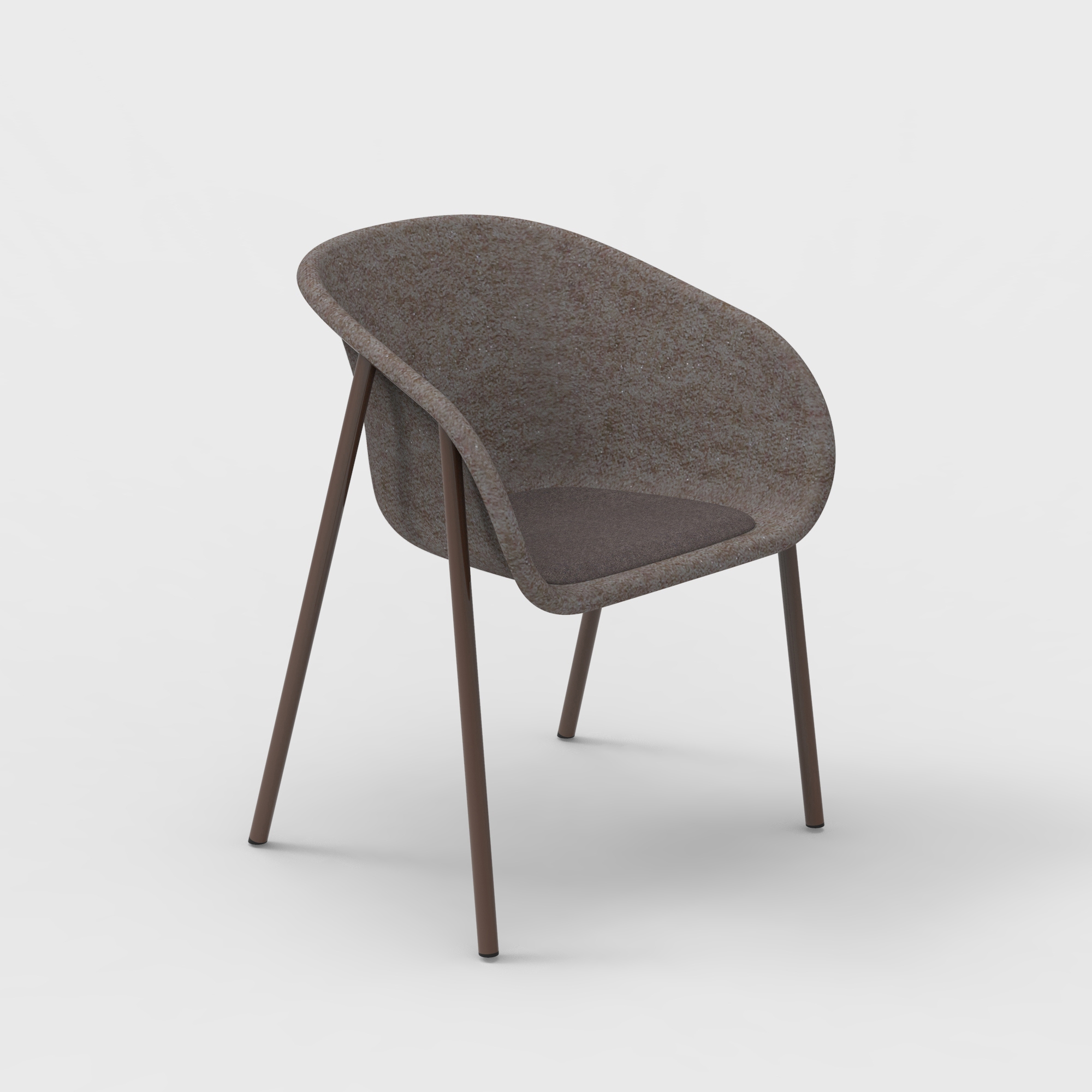 LJ 1 PET Felt Armchair Upholstered