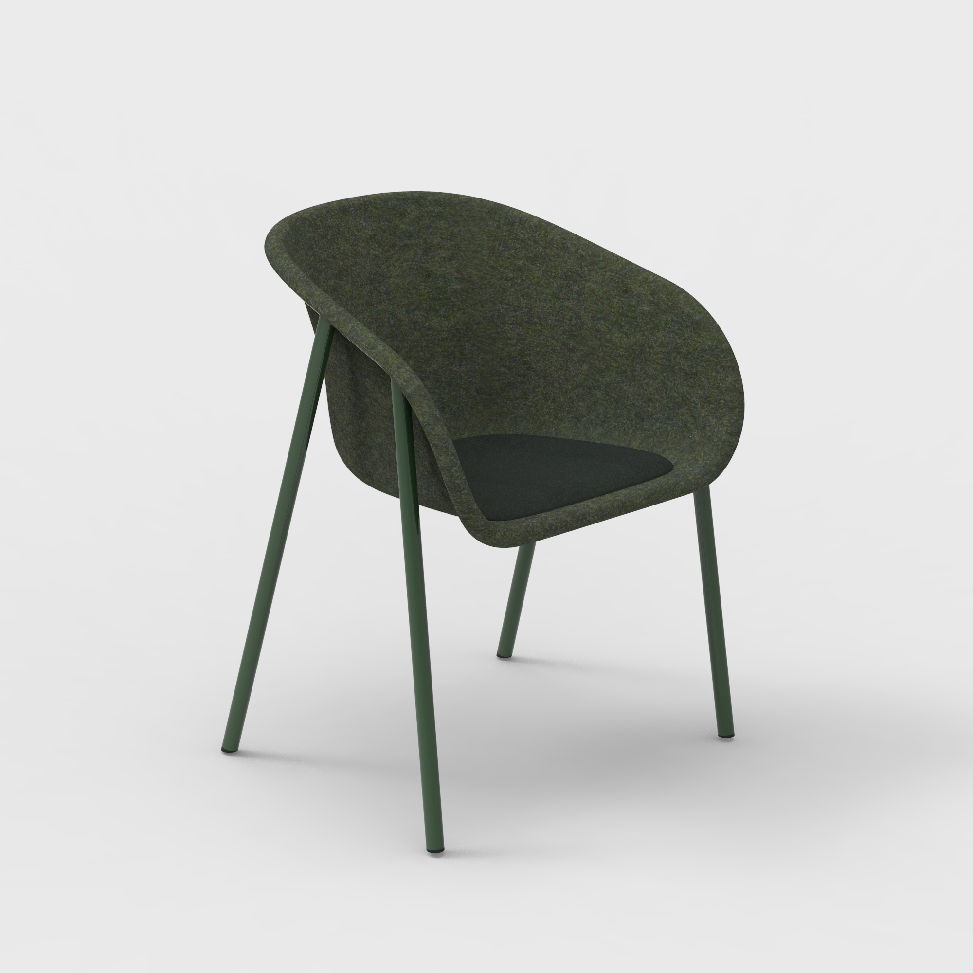 LJ 1 PET Felt Armchair Upholstered