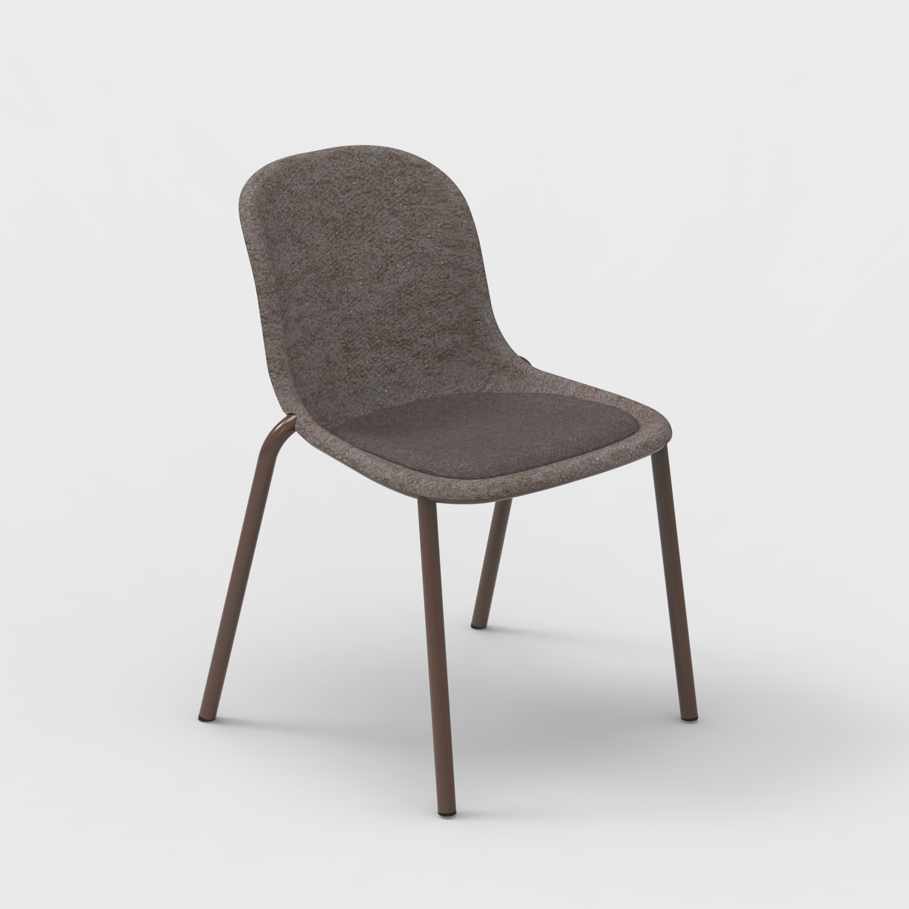 LJ 2 PET Felt Stack Chair Upholstered