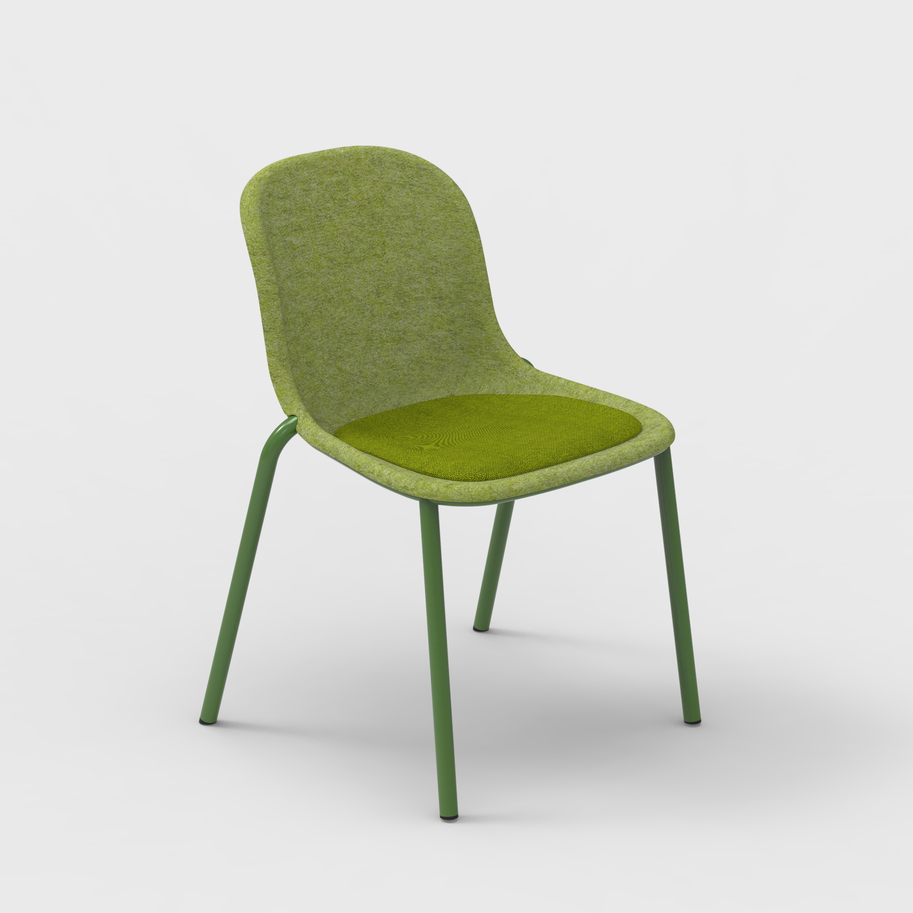 Display product LJ 2 PET Felt Stack Chair Upholstered from manufacturer De Vorm