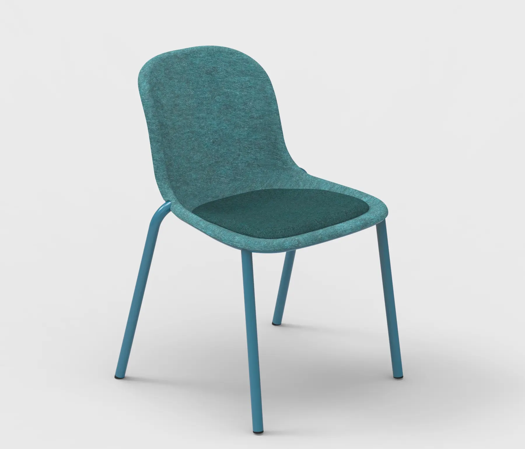 De Vorm - LJ 2 PET Felt Stack Chair Upholstered