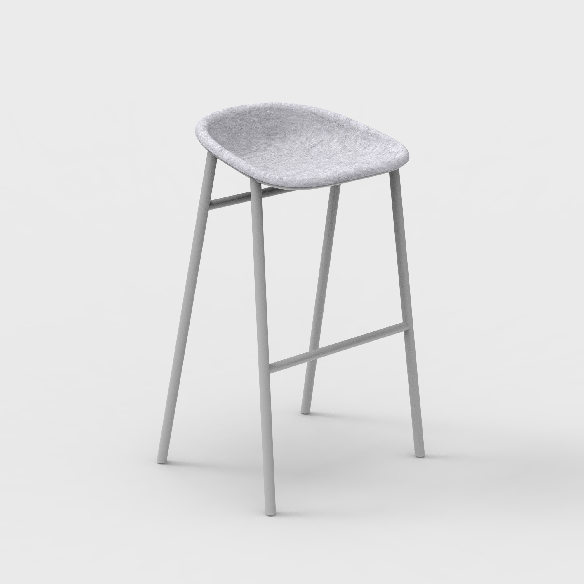 LJ 3 PET Felt Bar Stool