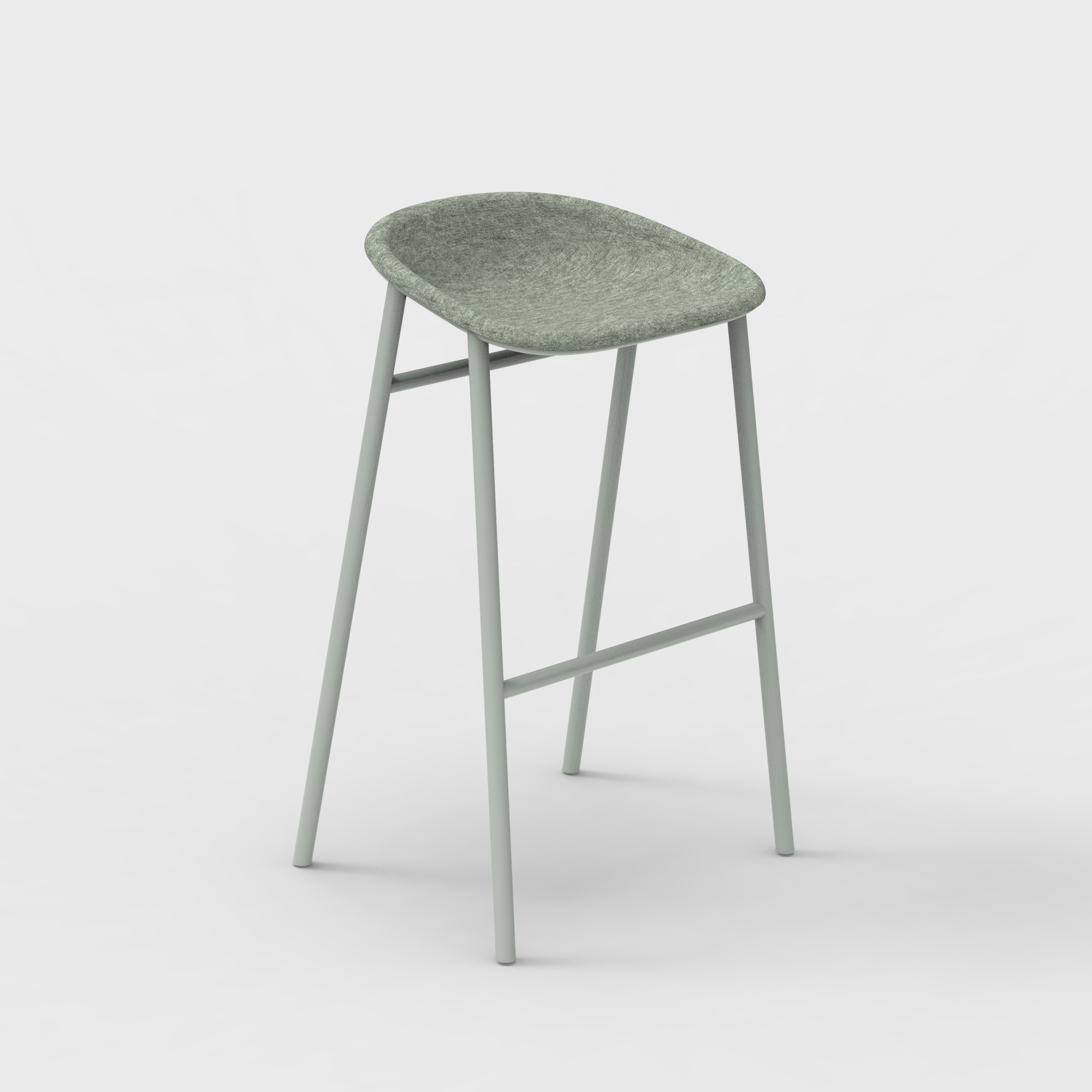 LJ 3 PET Felt Bar Stool