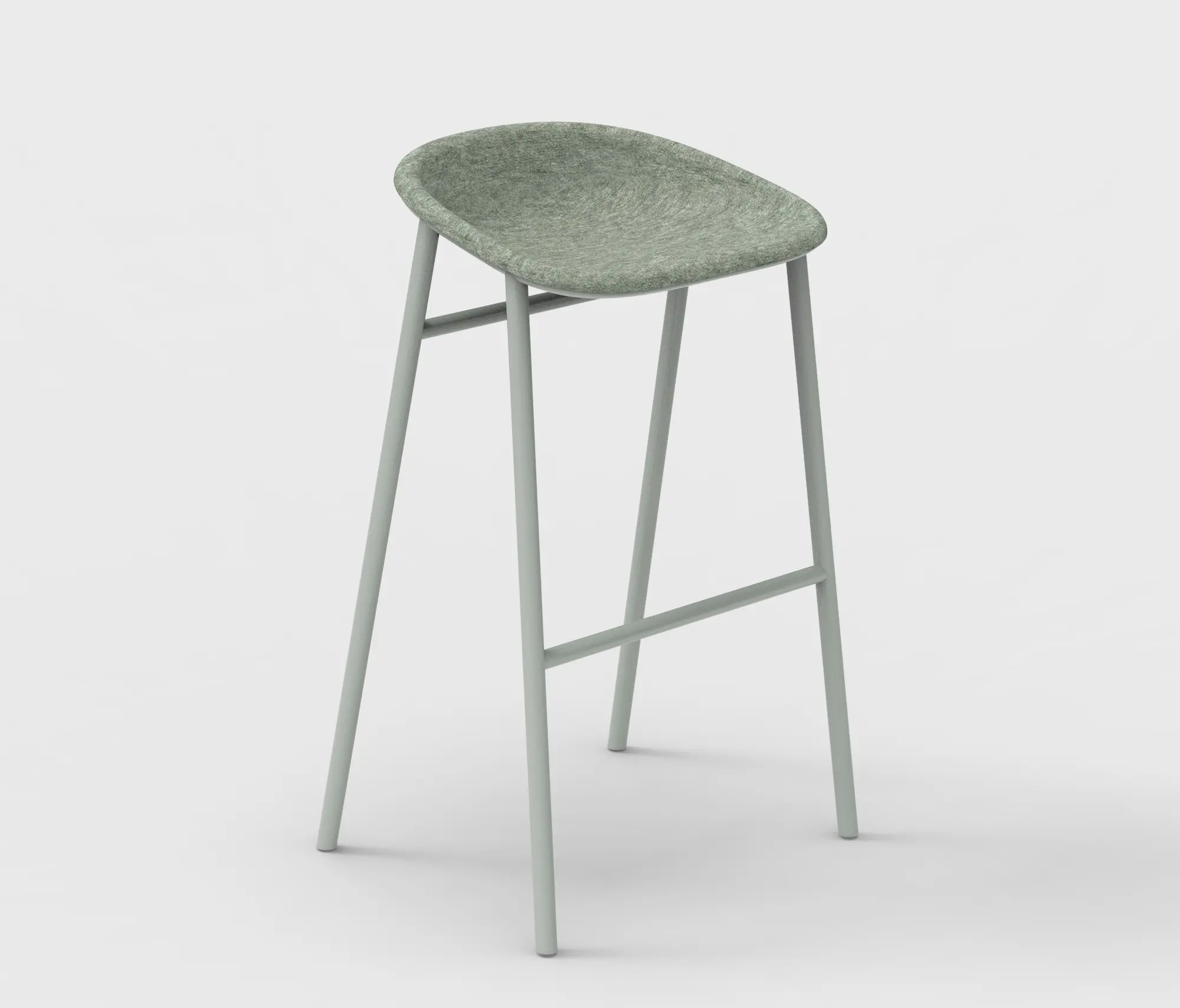 De Vorm - LJ 3 PET Felt Bar Stool