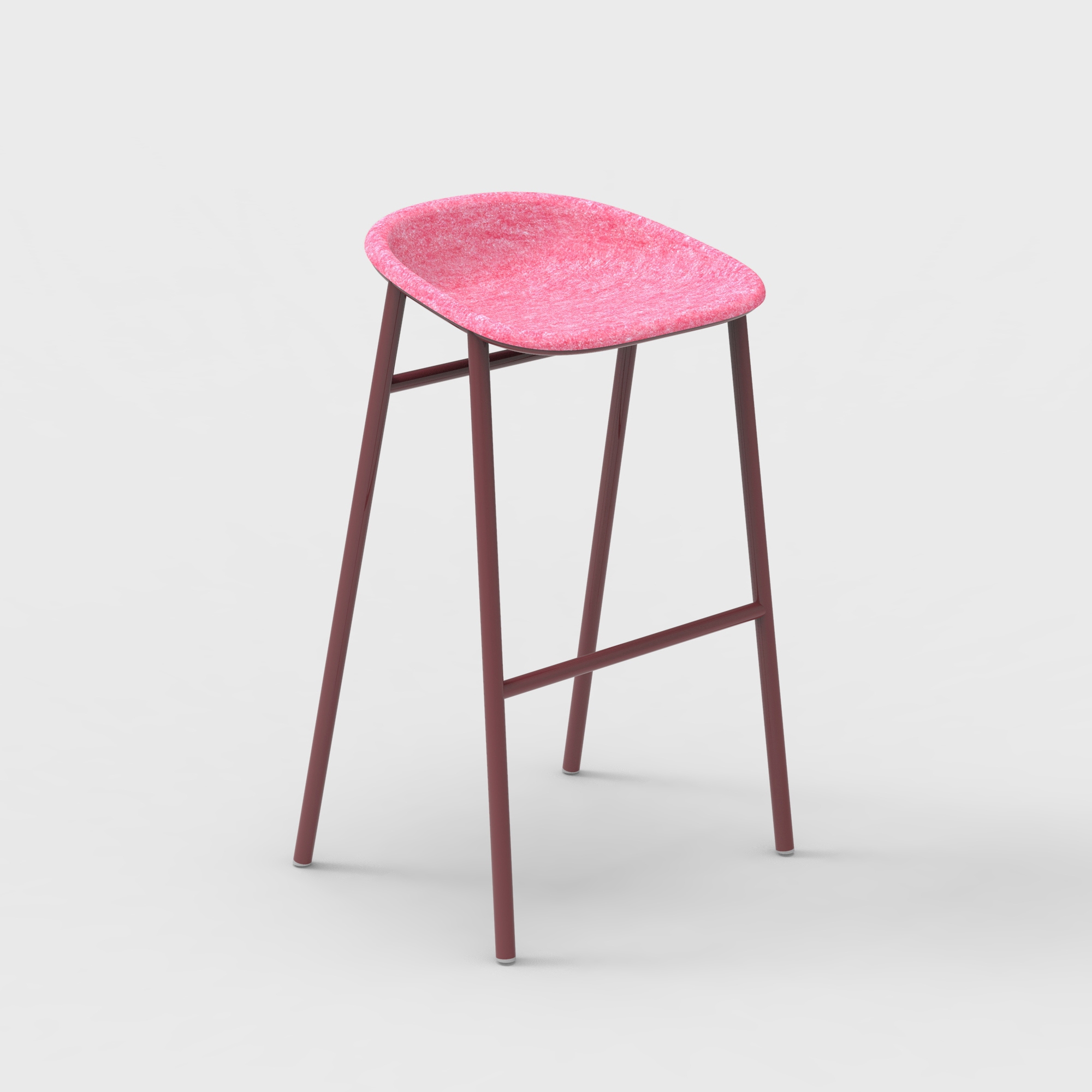 LJ 3 PET Felt Bar Stool