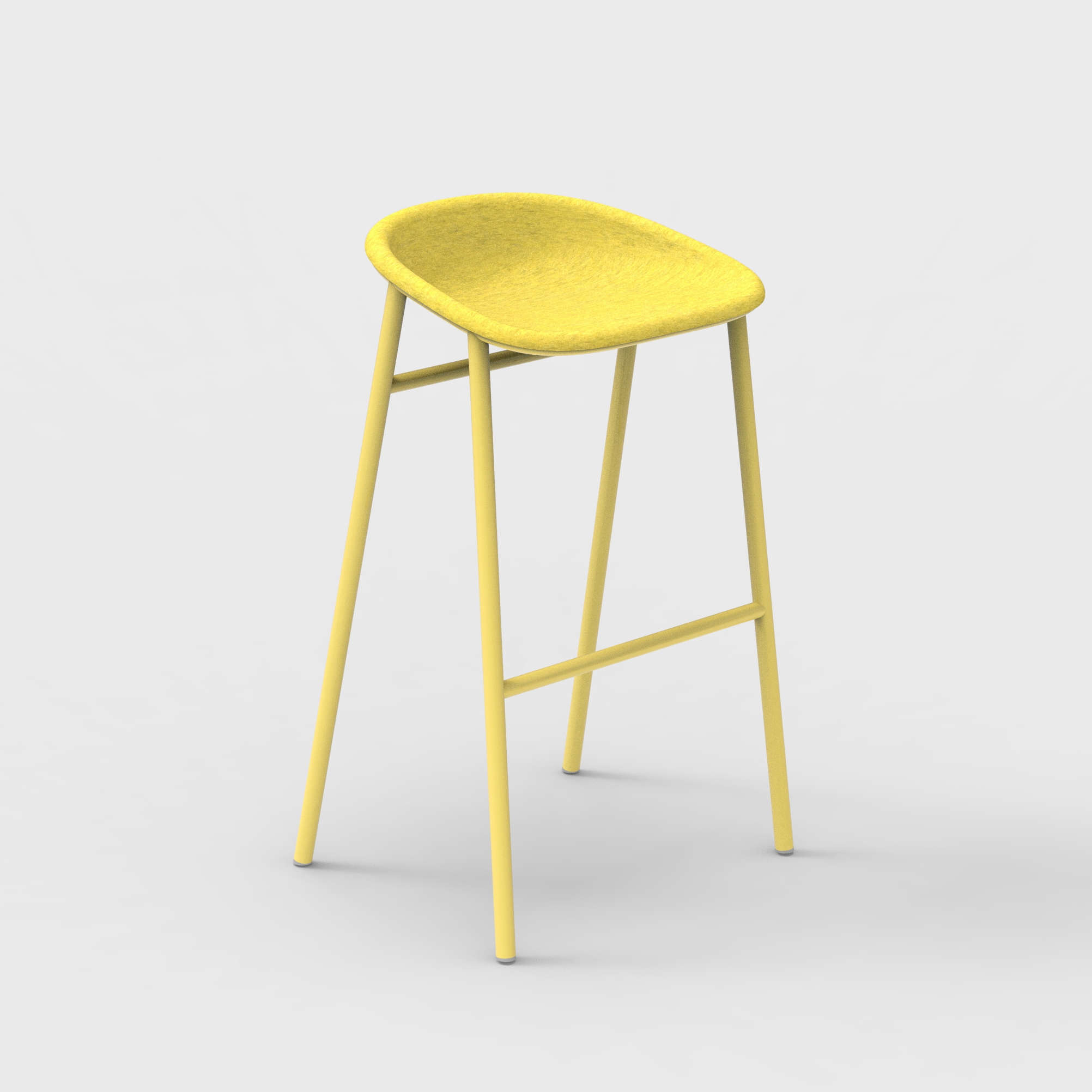 LJ 3 PET Felt Bar Stool