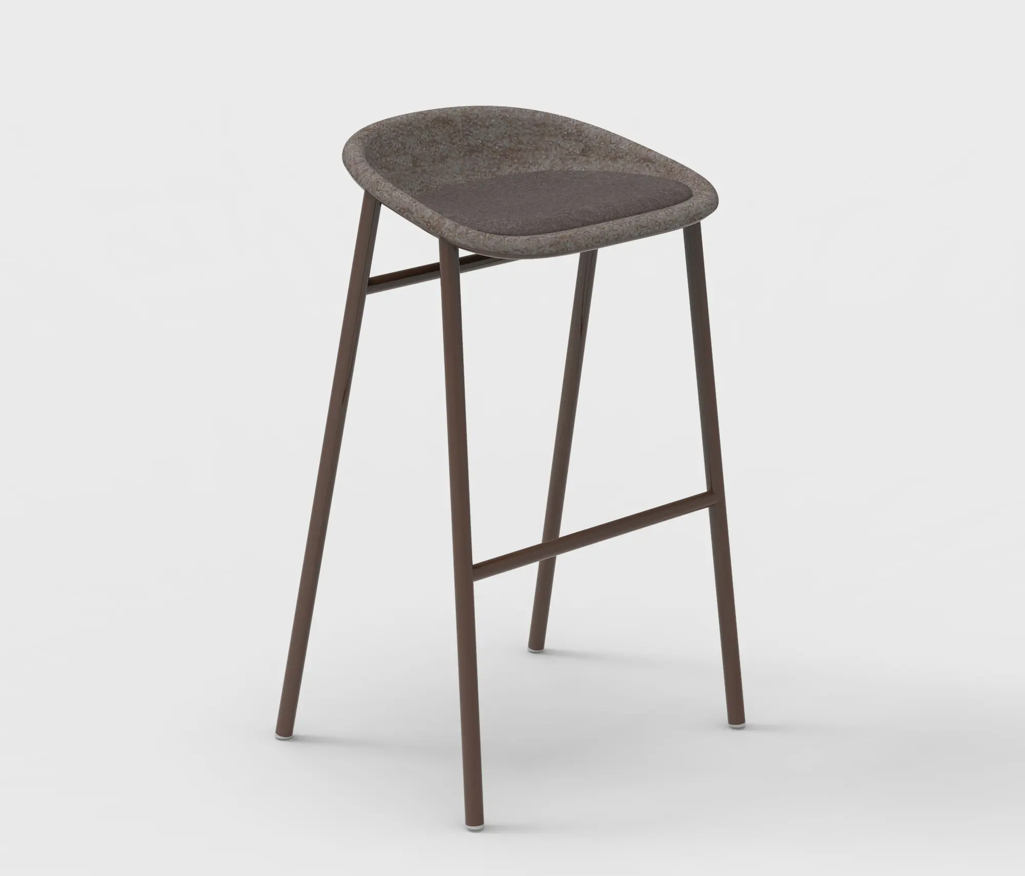 De Vorm - LJ 3 PET Felt Bar Stool Upholstered