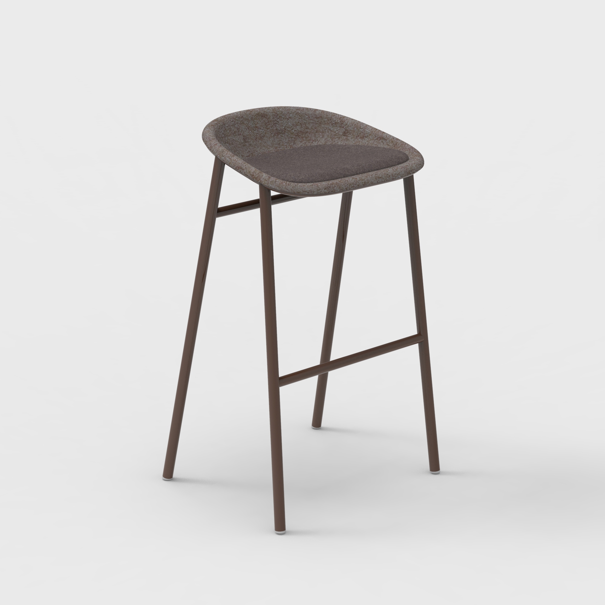 LJ 3 PET Felt Bar Stool Upholstered