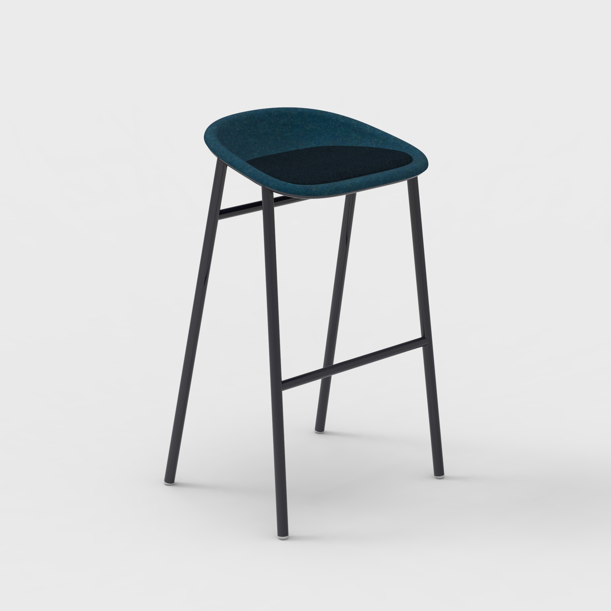 LJ 3 PET Felt Bar Stool Upholstered