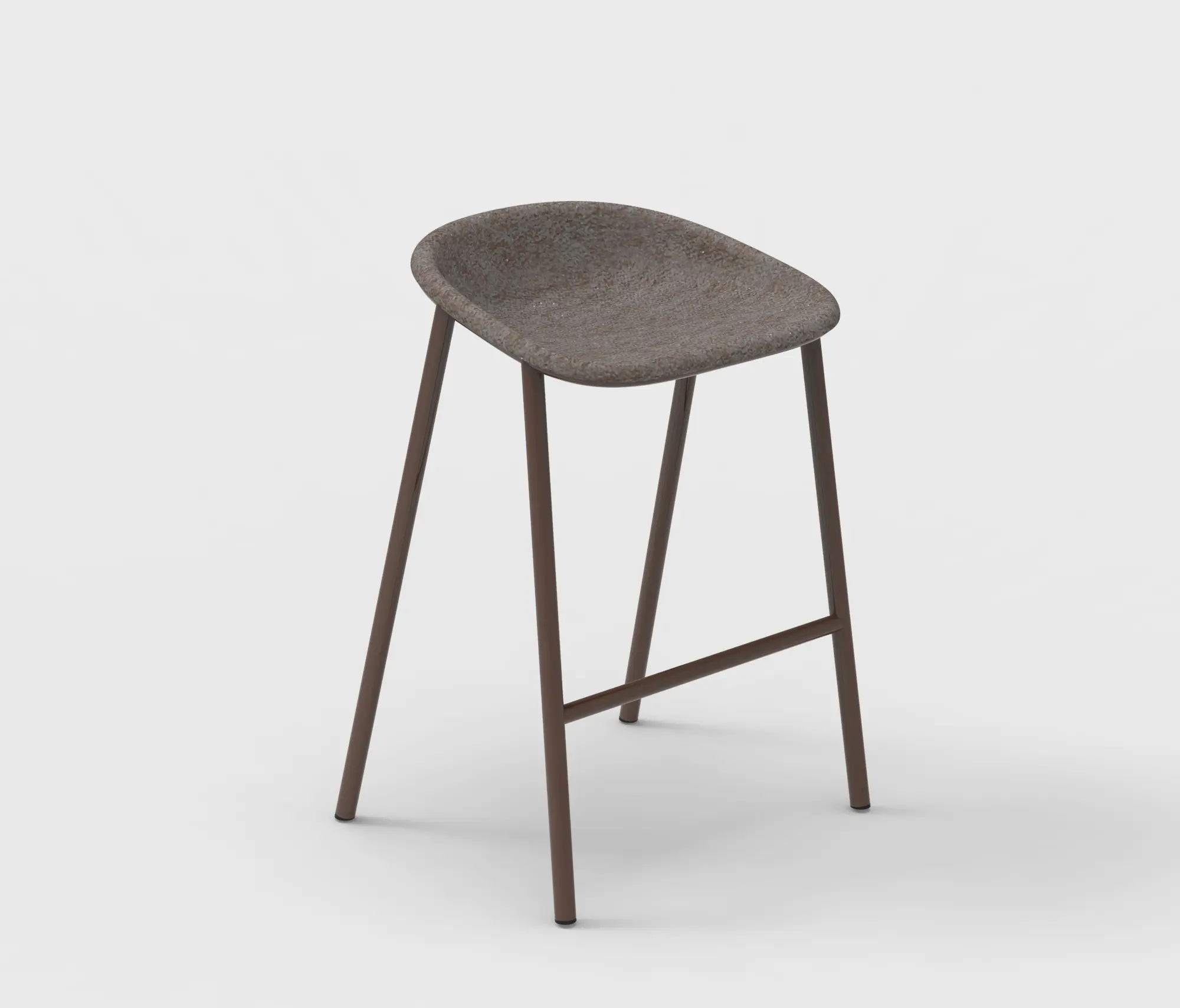 De Vorm - LJ 4 PET Felt Counter Stool