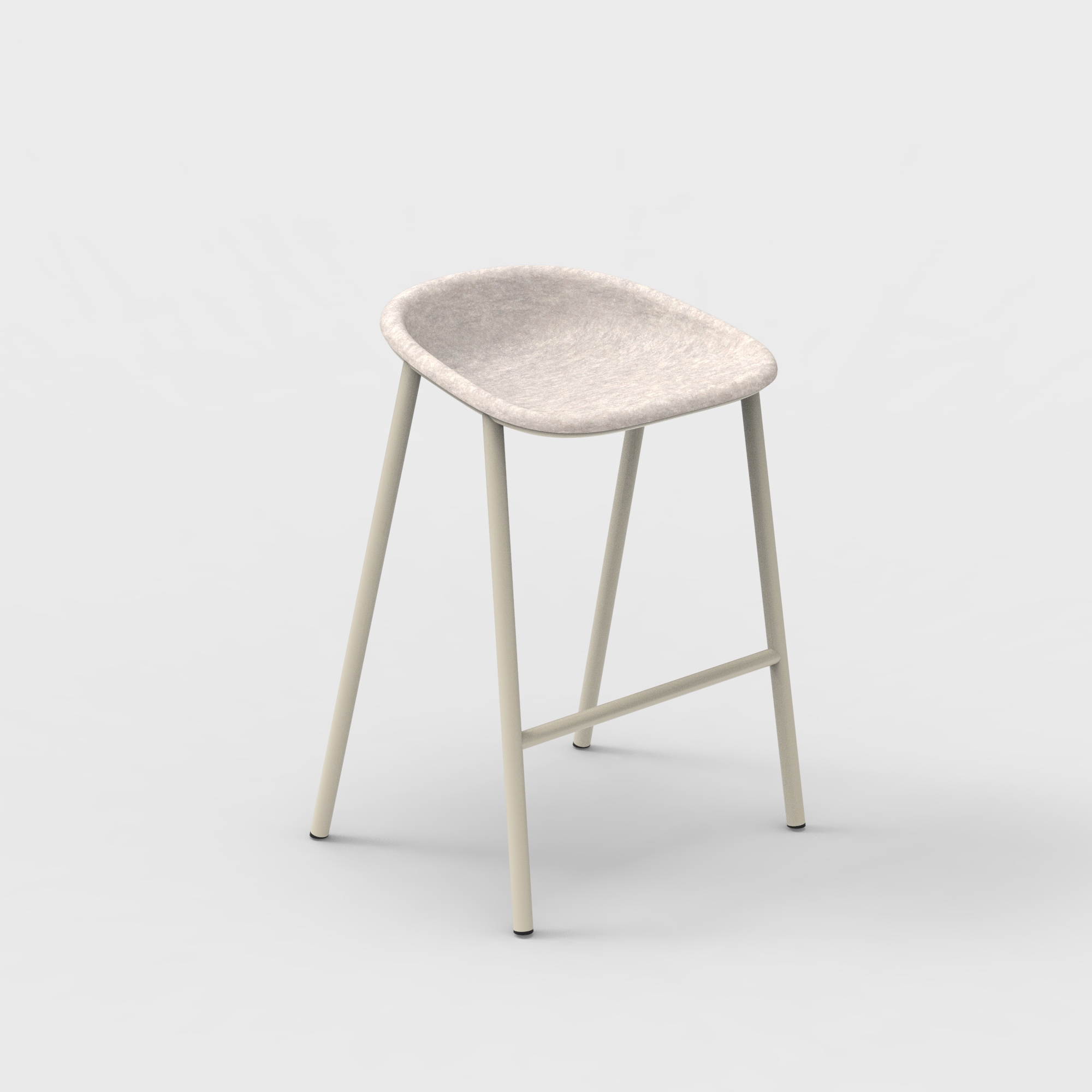 LJ 4 PET Felt Counter Stool