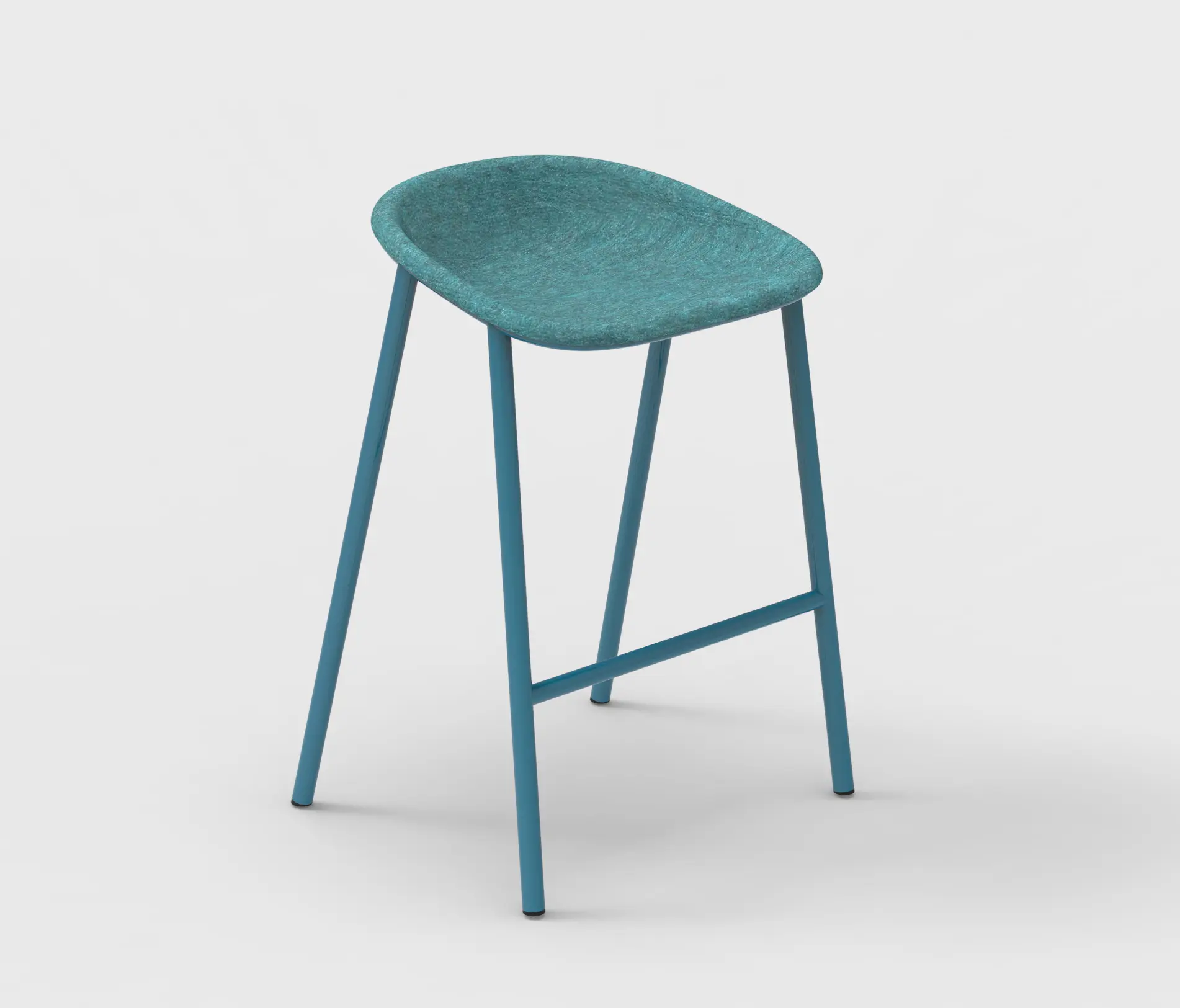 De Vorm - LJ 4 PET Felt Counter Stool
