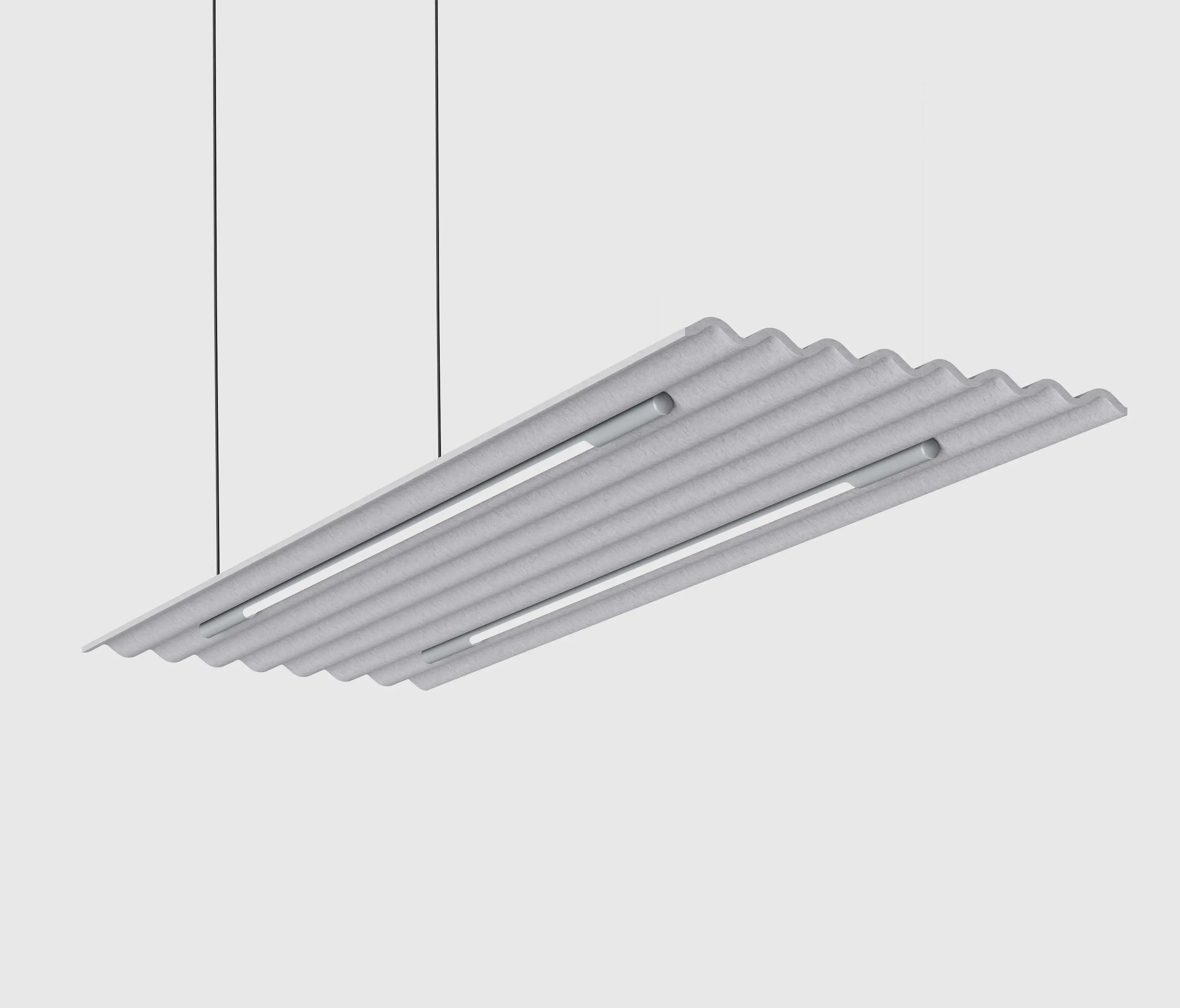 De Vorm - Mute Flow Floating Lamp PET Felt Acoustic Panel