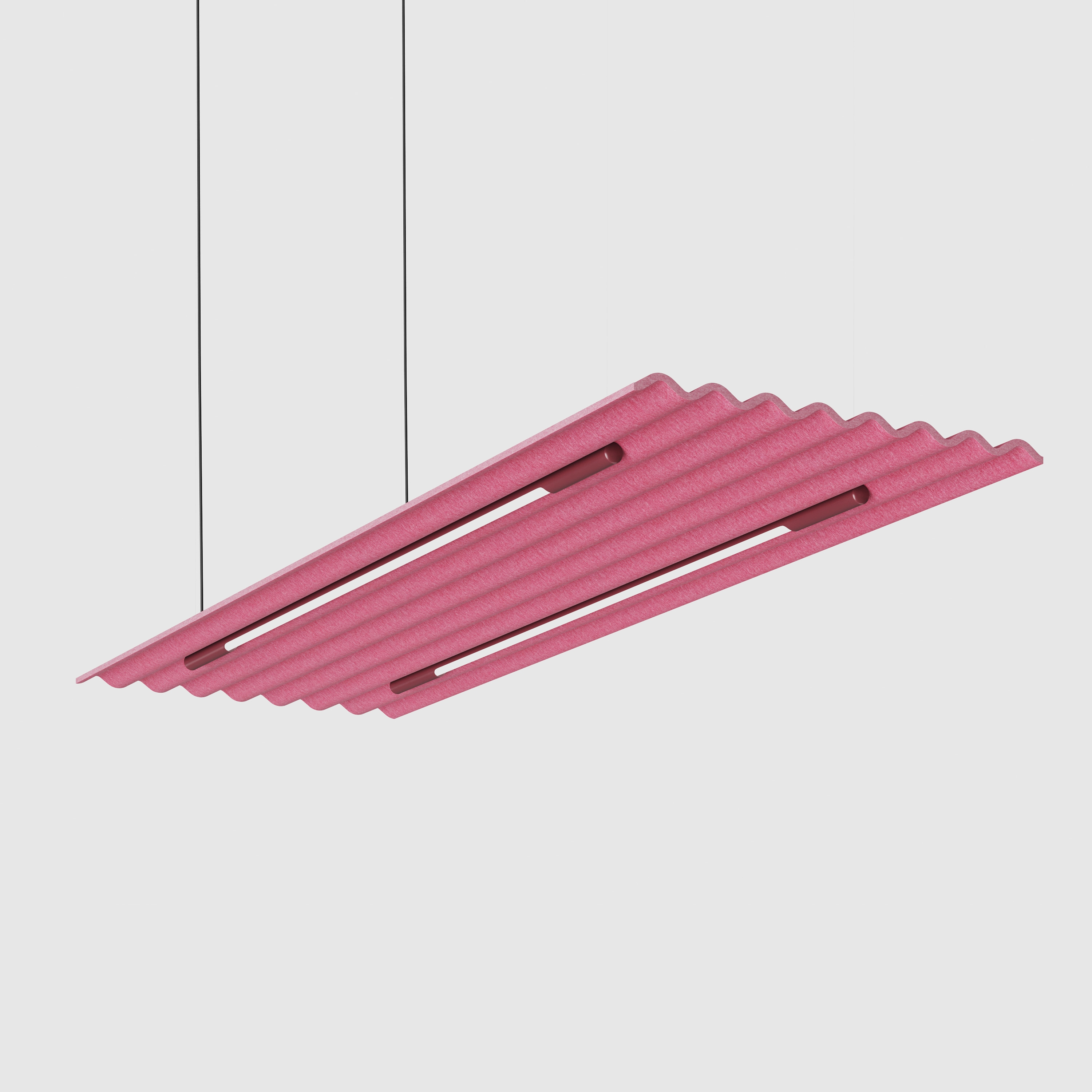 Mute Flow Floating Lamp PET Felt Acoustic Panel