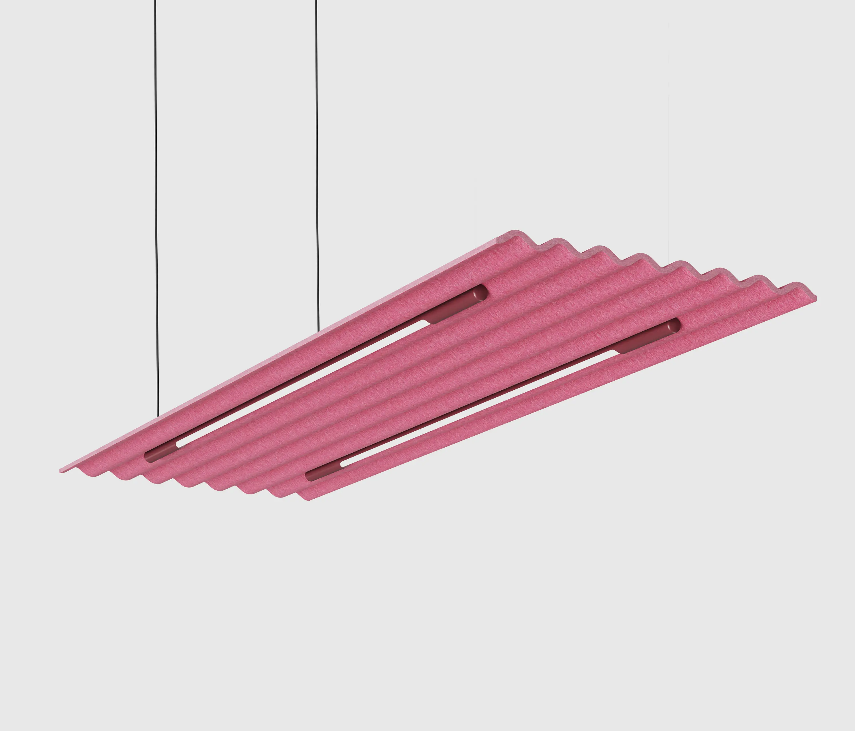 De Vorm - Mute Flow Floating Lamp PET Felt Acoustic Panel