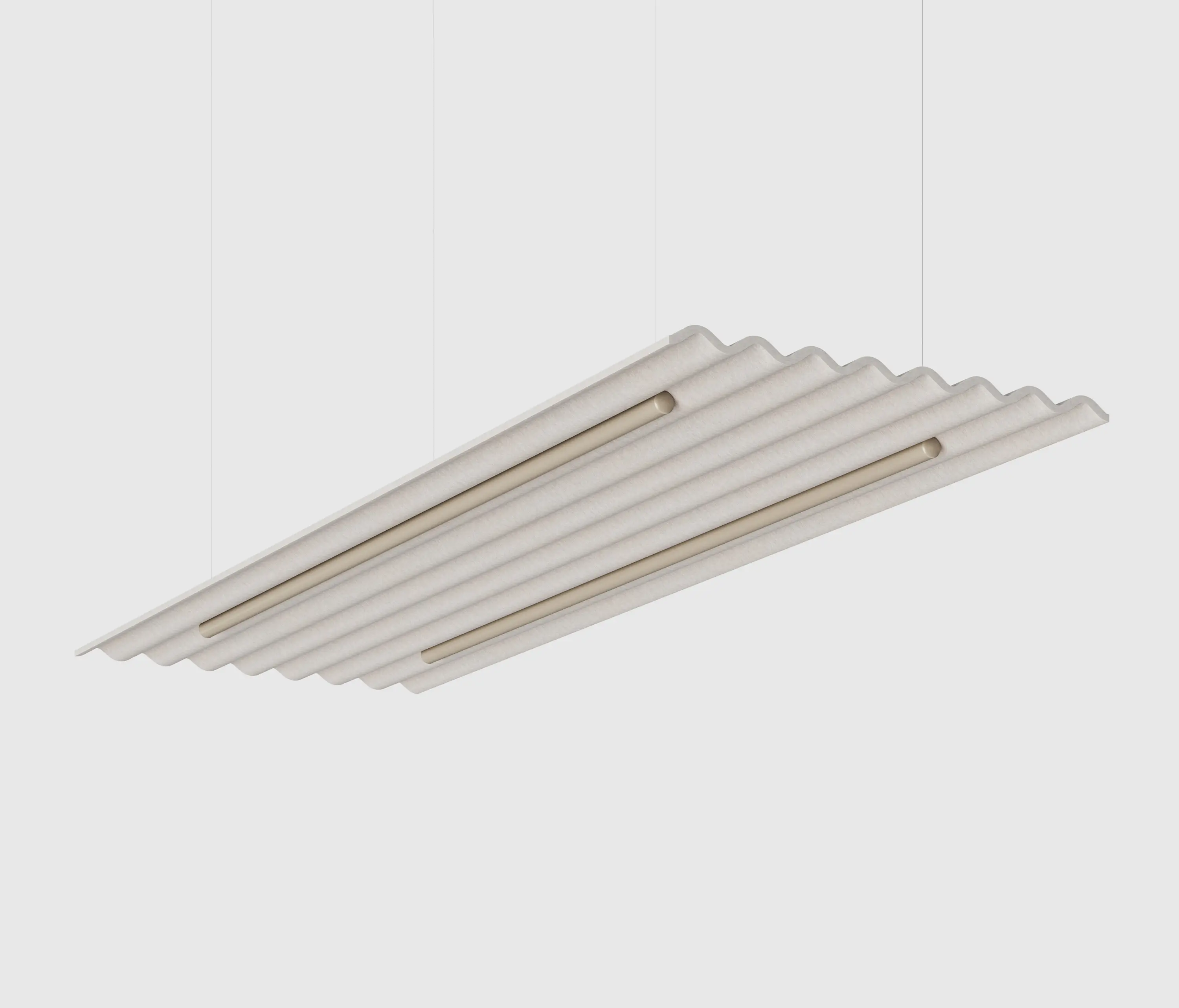 MUTE FLOW FLOATING PET FELT ACOUSTIC PANEL - Deckenpaneele von De Vorm ...