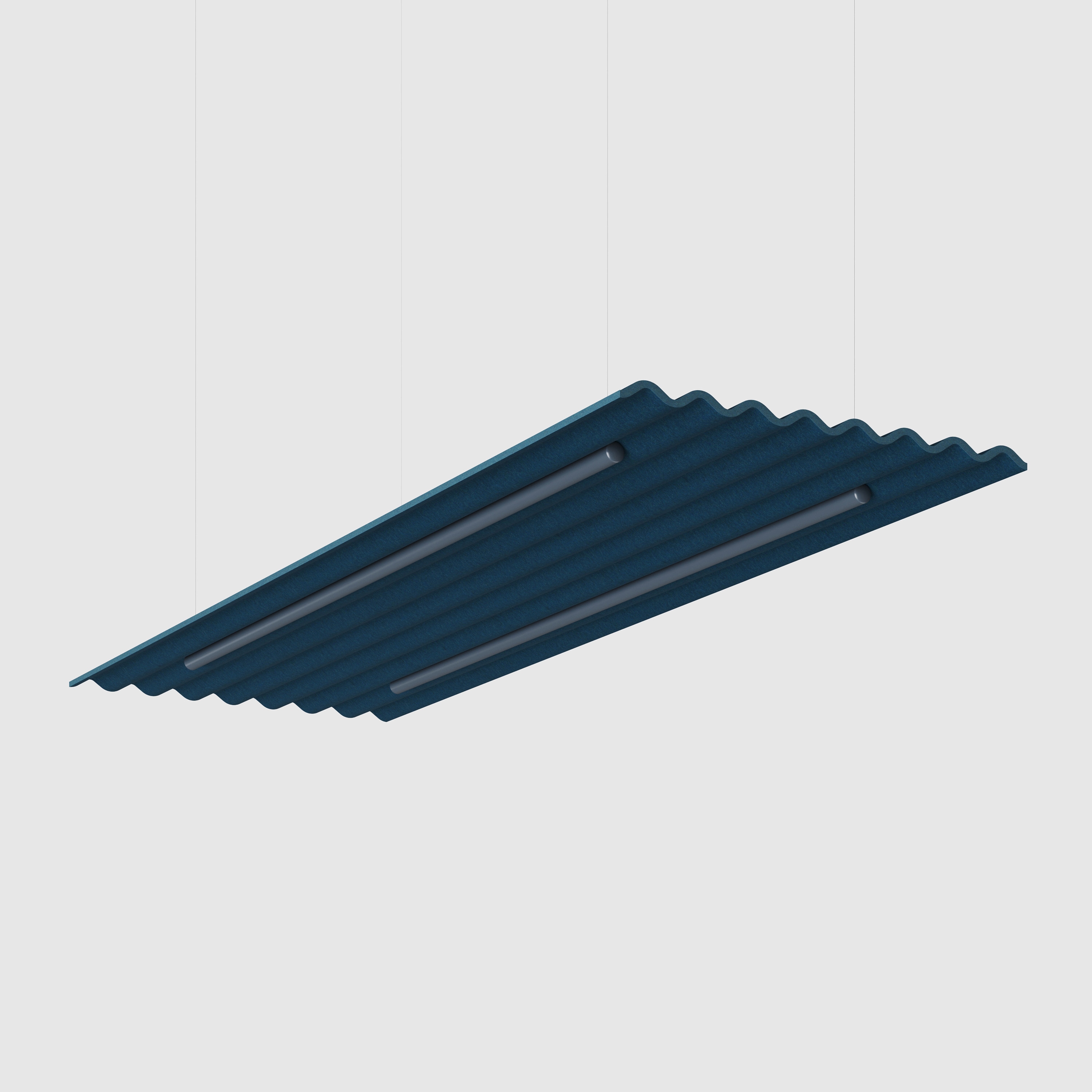 Mute Flow Floating PET Felt Acoustic Panel
