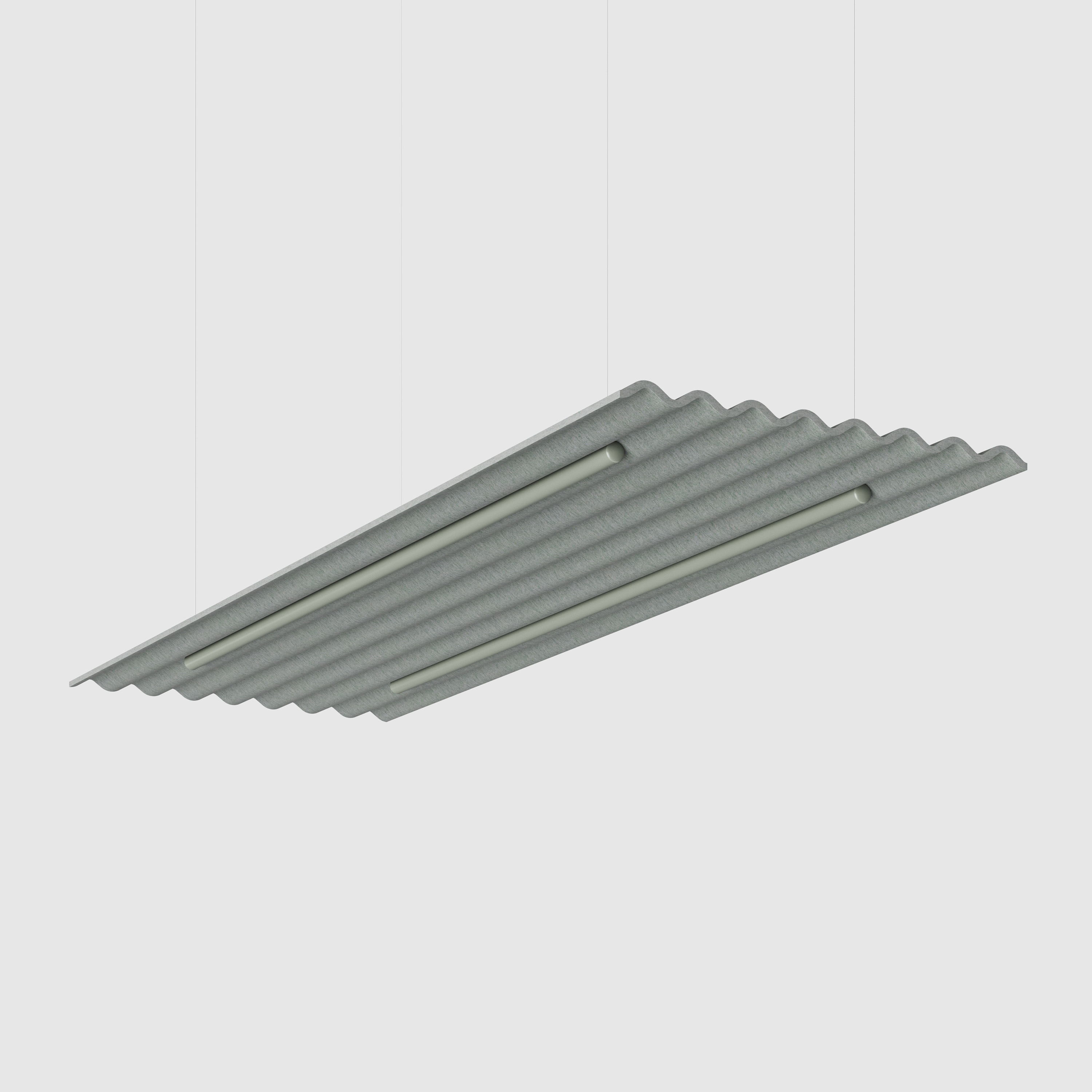 Mute Flow Floating PET Felt Acoustic Panel