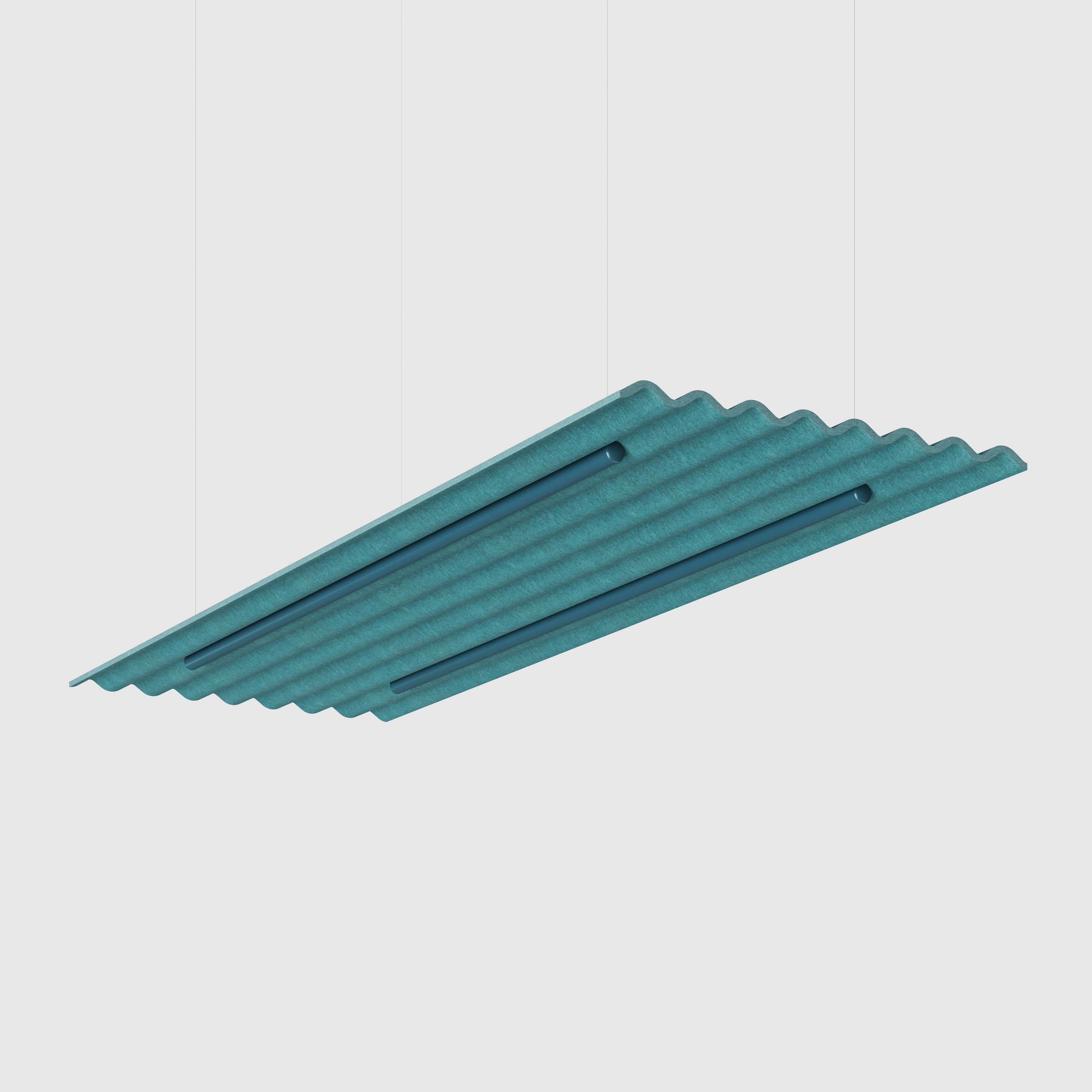 Mute Flow Floating PET Felt Acoustic Panel