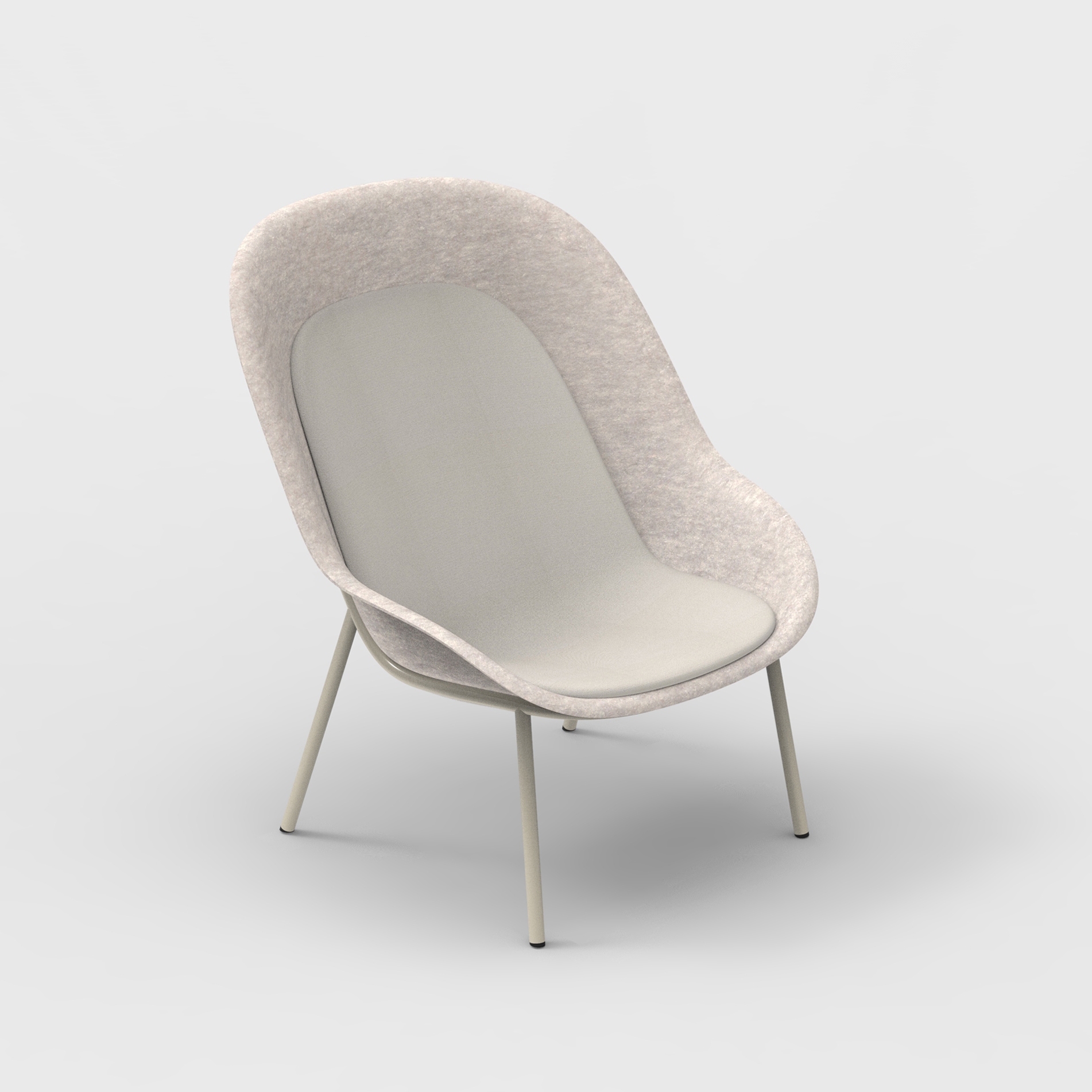Nook PET Felt Lounge Chair