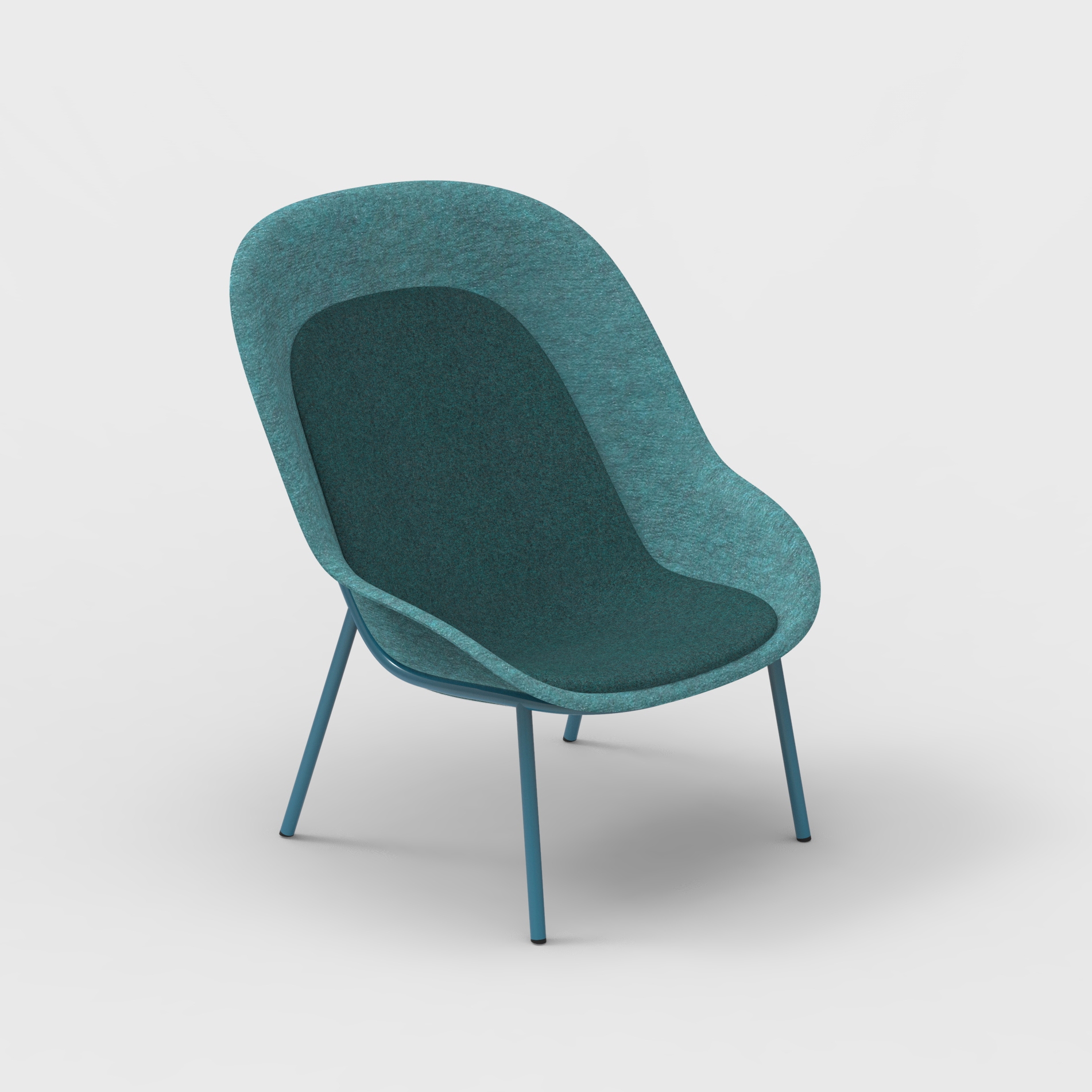 Nook PET Felt Lounge Chair