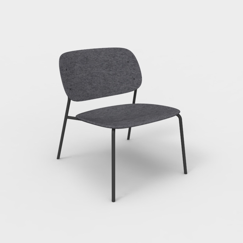 Hale PET Felt Lounge Chair