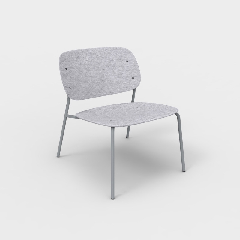 Hale PET Felt Lounge Chair