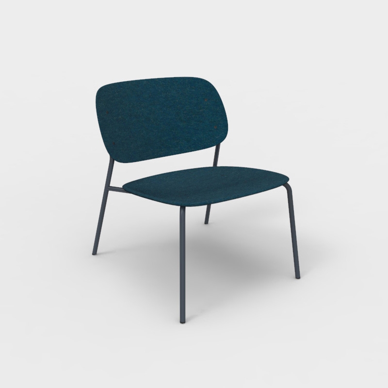 Hale PET Felt Lounge Chair