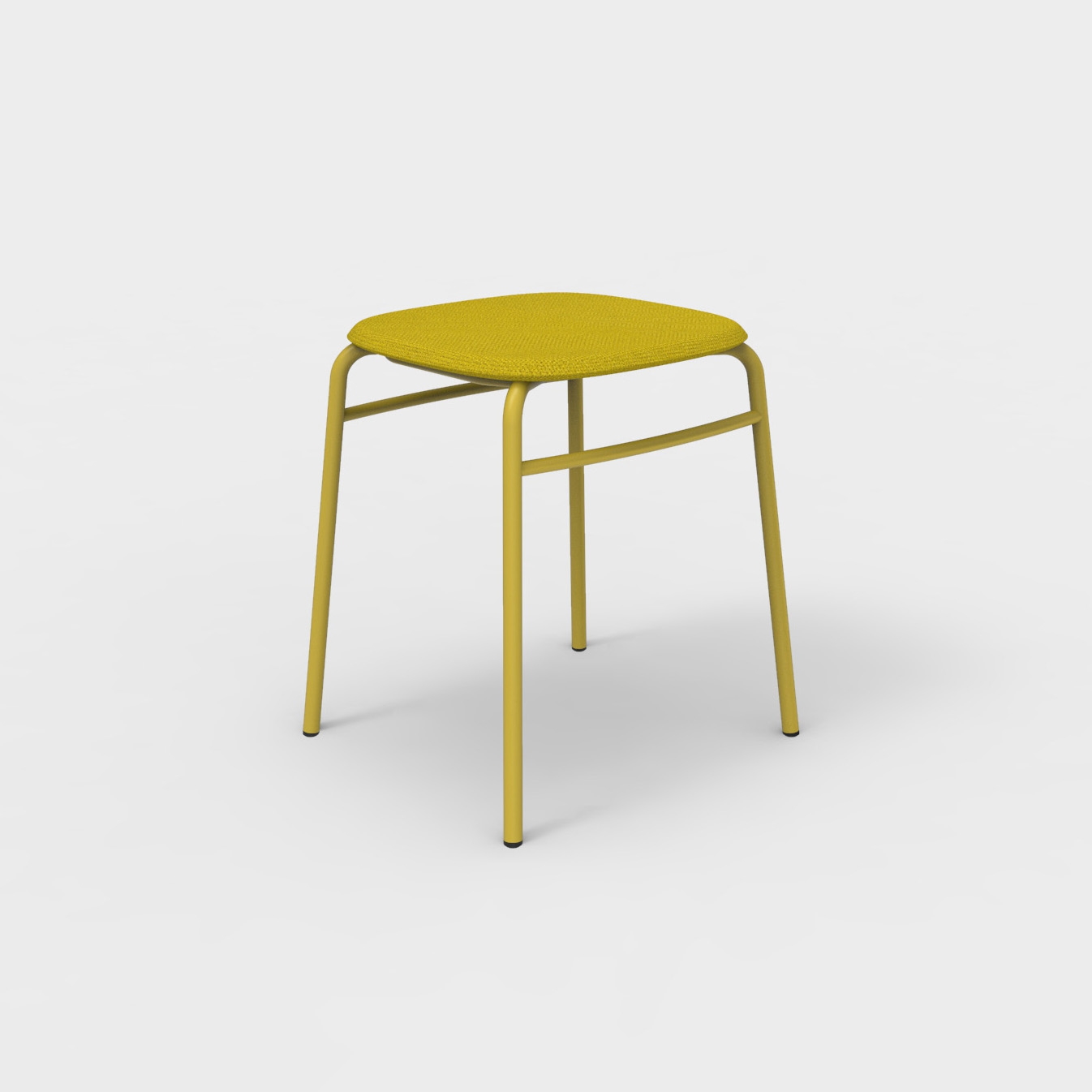 Twist PET Felt Stack Stool Uphostered