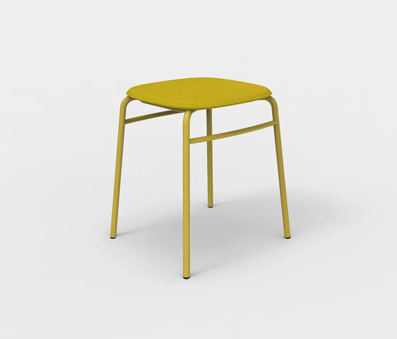 De Vorm - Twist PET Felt Stack Stool Uphostered