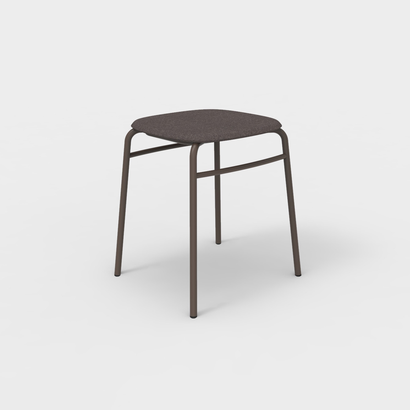 Twist PET Felt Stack Stool Uphostered