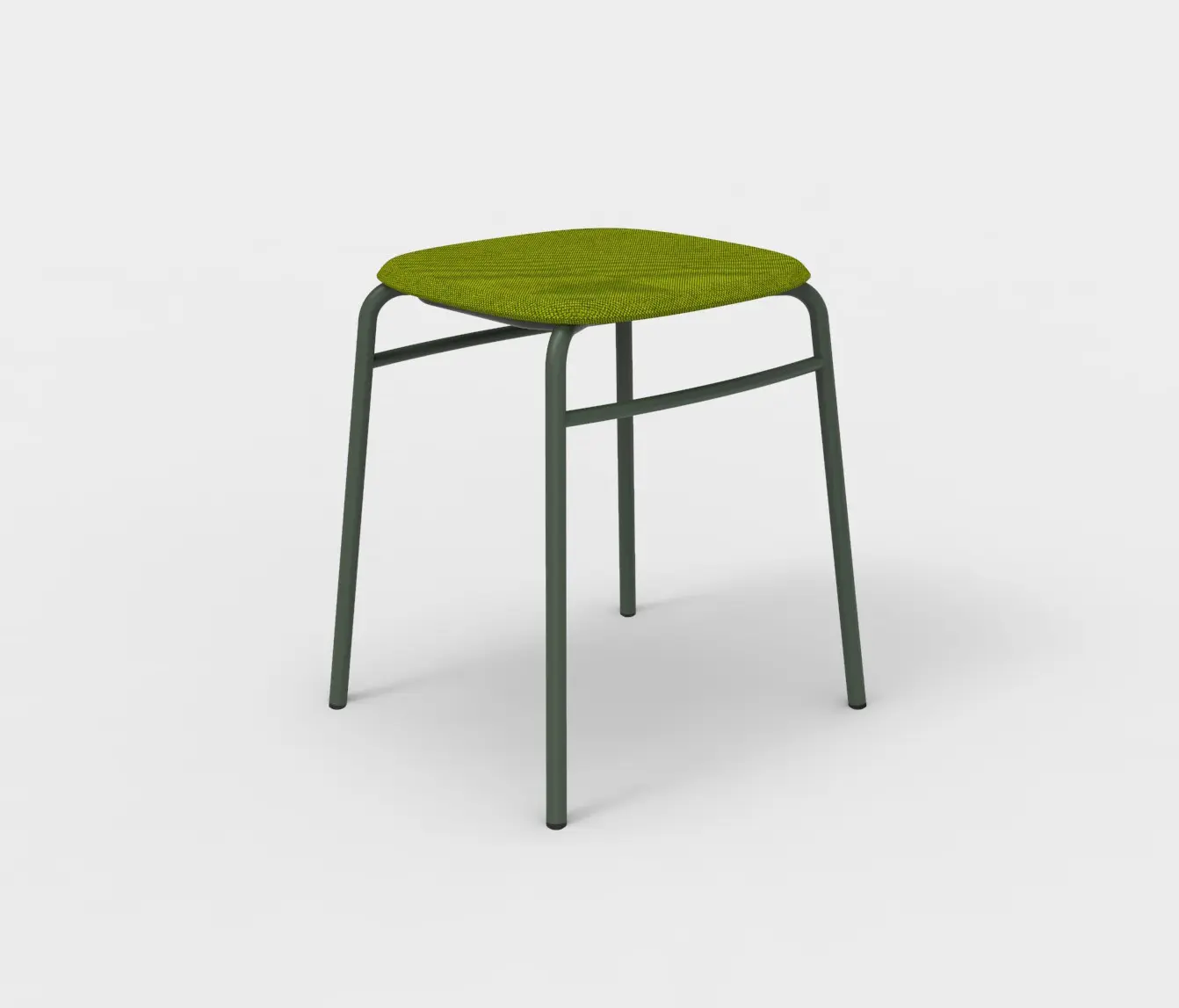 De Vorm - Twist PET Felt Stack Stool Uphostered