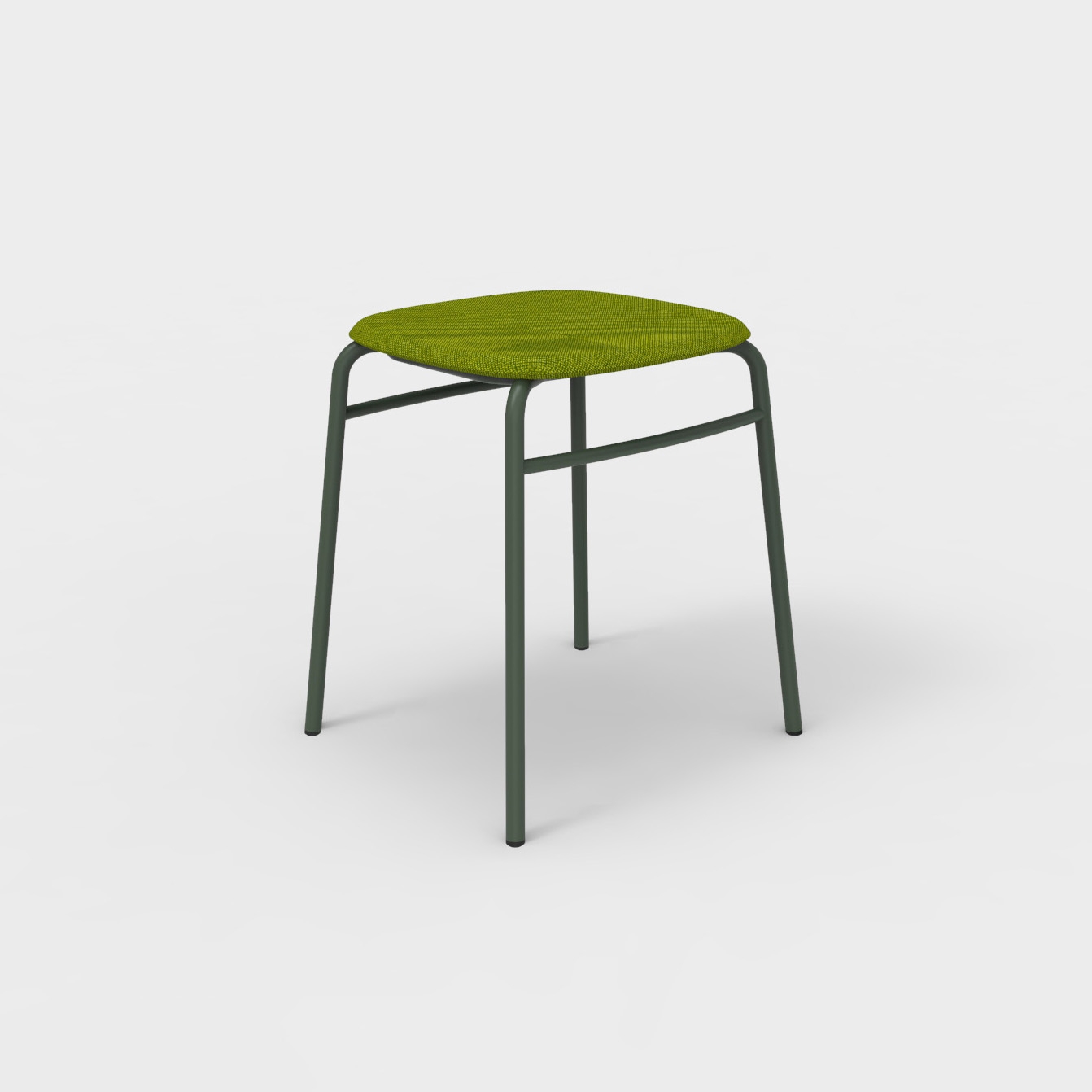 Twist PET Felt Stack Stool Uphostered