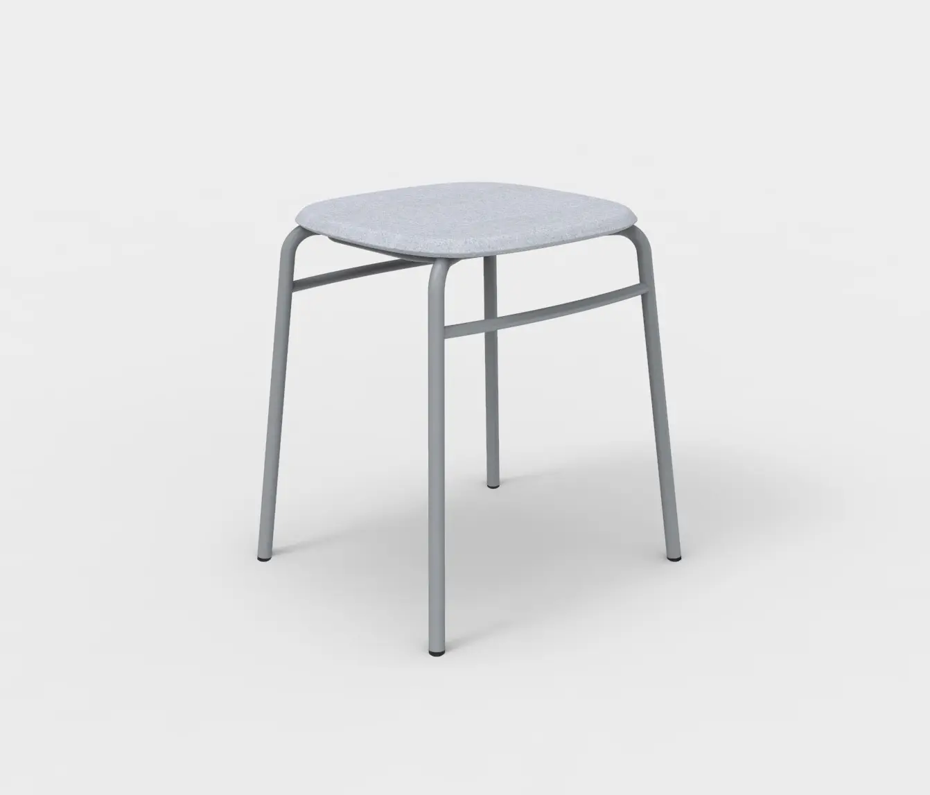 De Vorm - Twist PET Felt Stack Stool Uphostered