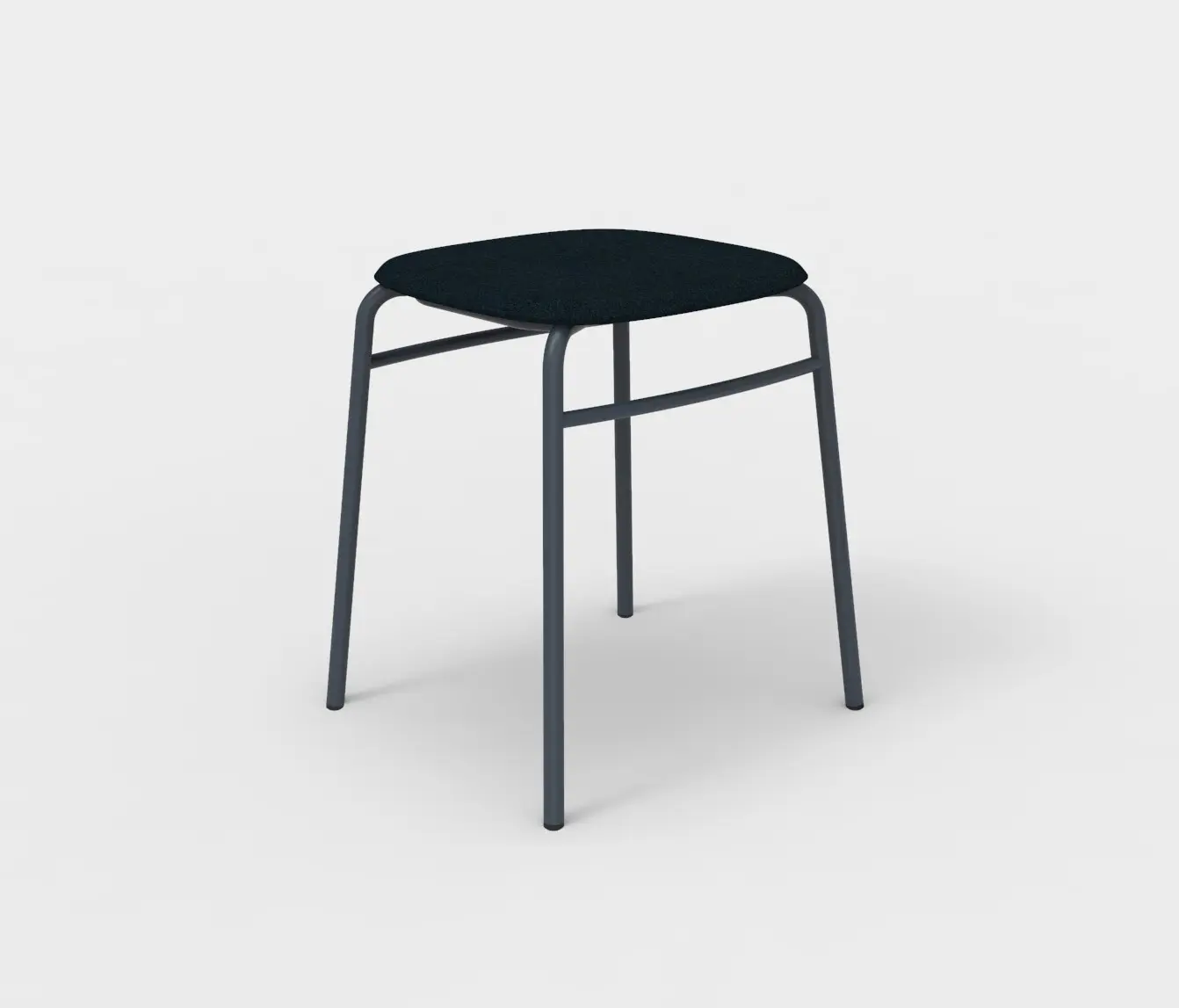 De Vorm - Twist PET Felt Stack Stool Uphostered