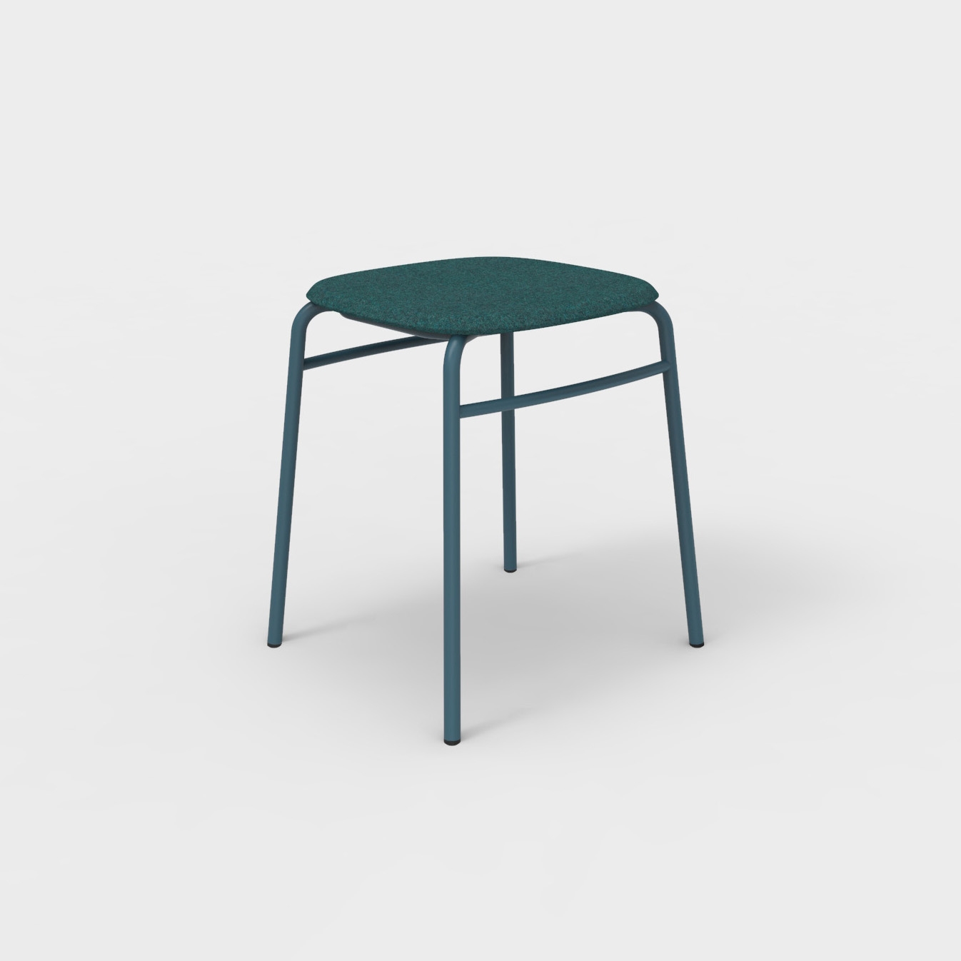 Twist PET Felt Stack Stool Uphostered