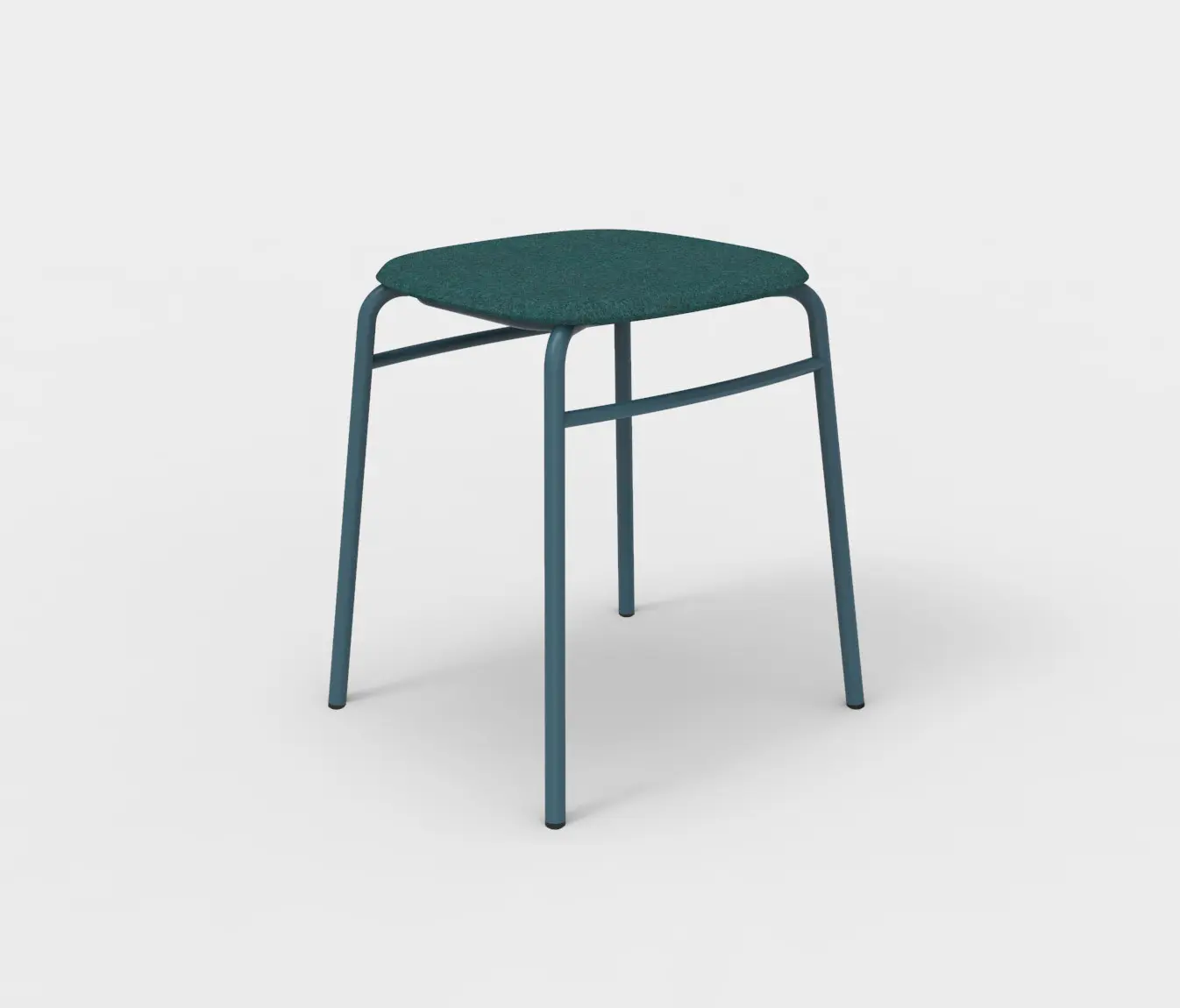 De Vorm - Twist PET Felt Stack Stool Uphostered