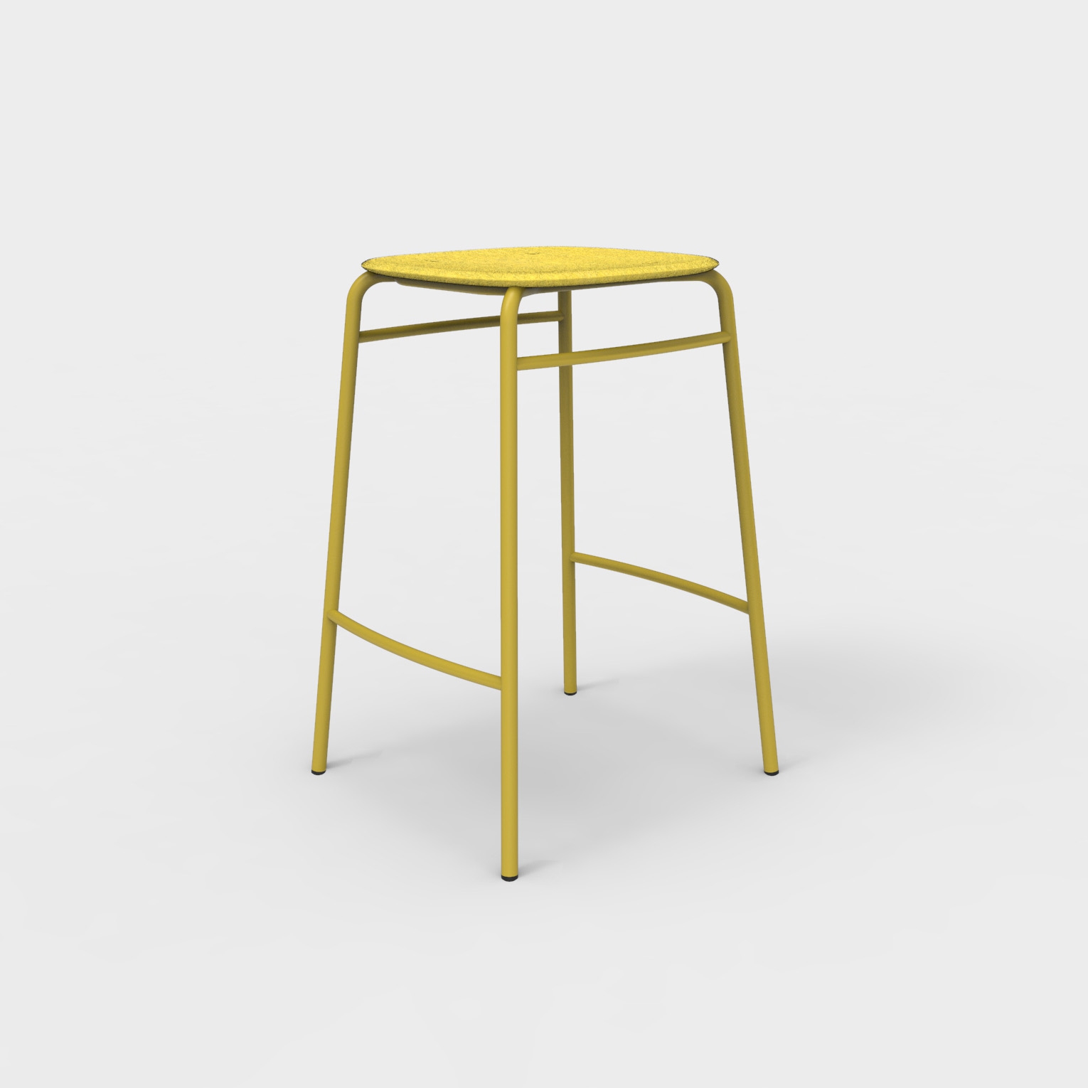 Twist PET Felt Counter Stool