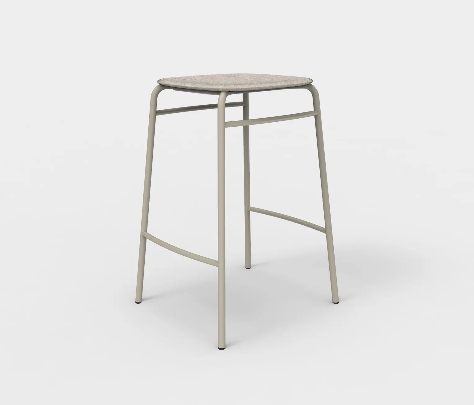 De Vorm - Twist PET Felt Counter Stool