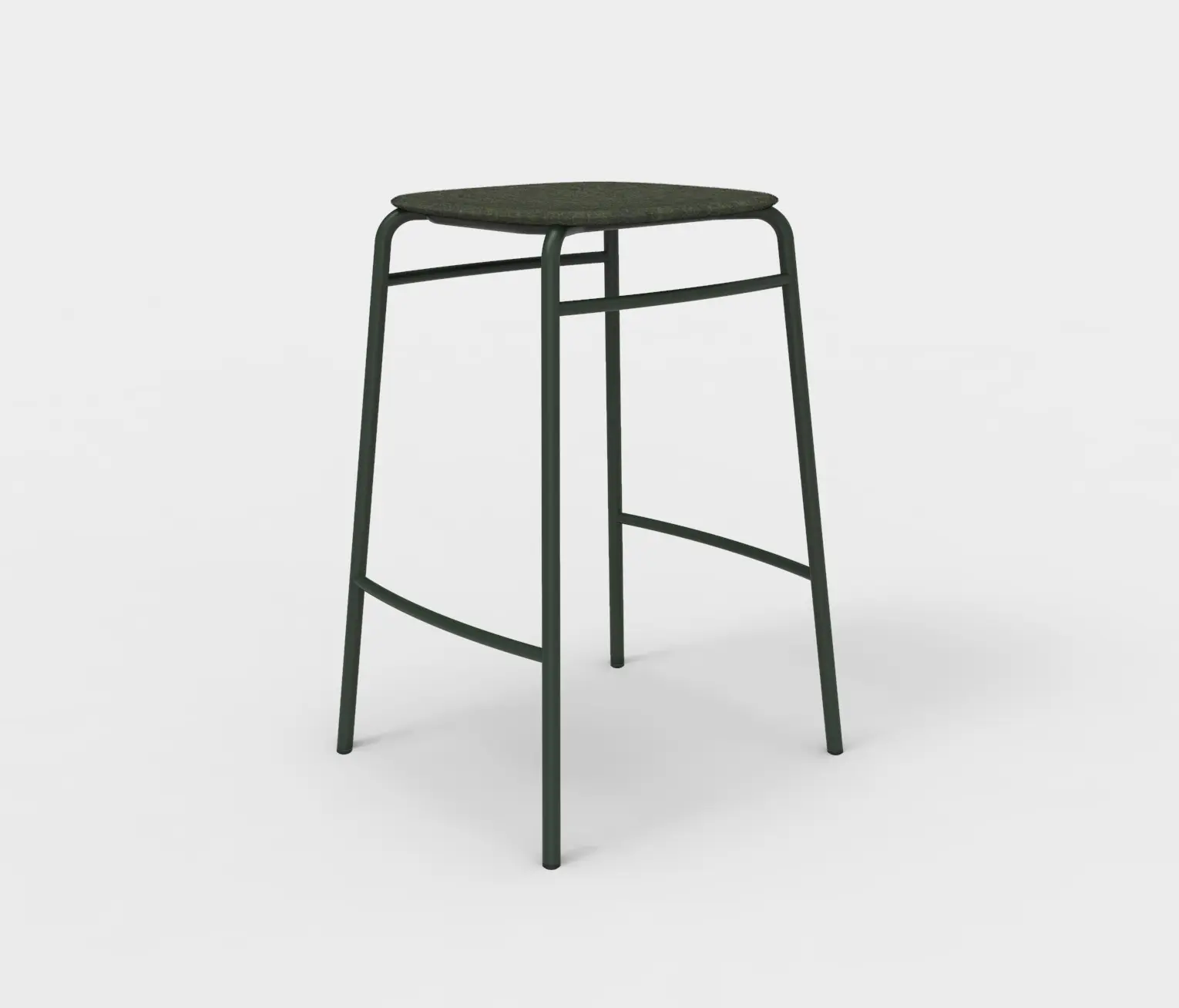 De Vorm - Twist PET Felt Counter Stool